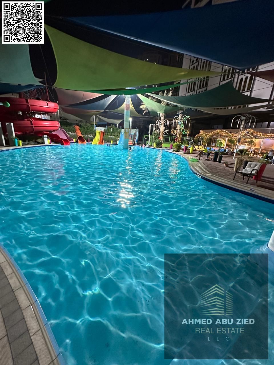One month free | One bedroom and living room | Gym, swimming pool, aqua park | | Kitchen with appliances | Prime location near all servic