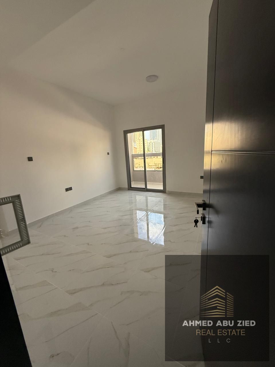 First occupancy | Excellent finishing | One bedroom, living room, two bathrooms, central air conditioning, balcony with open view. Prime location near