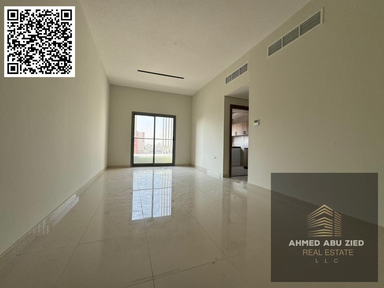 First occupancy | Built-in wardrobes | Central air conditioning | Balcony with open views | Two bedrooms, living room, and two bathrooms. Prime locati