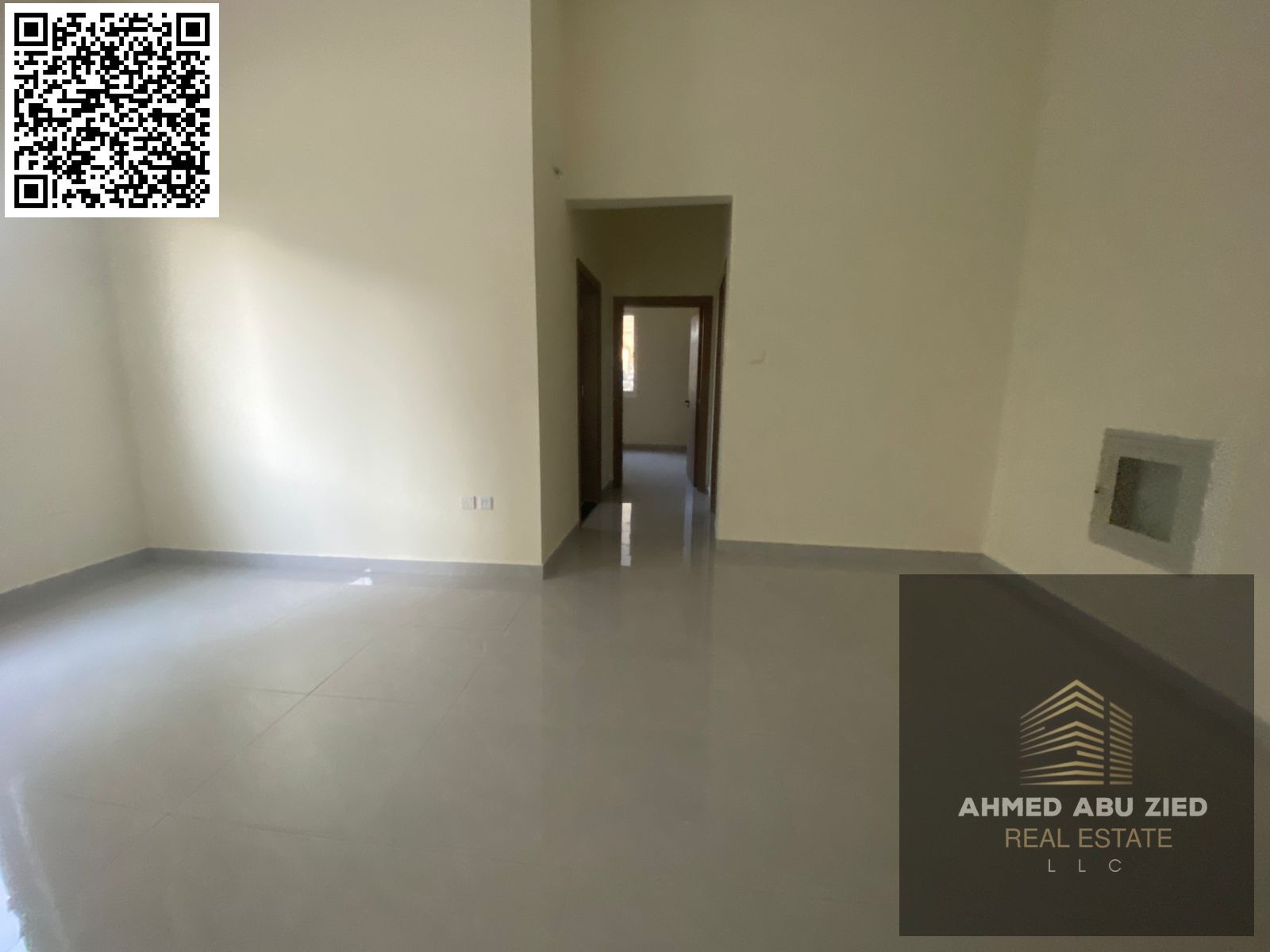 For rent in Al Rawda 1, first occupancy | One bedroom and living room + 2 bathrooms | Split AC, ground floor, prime location near Sheikh Khalifa Stree