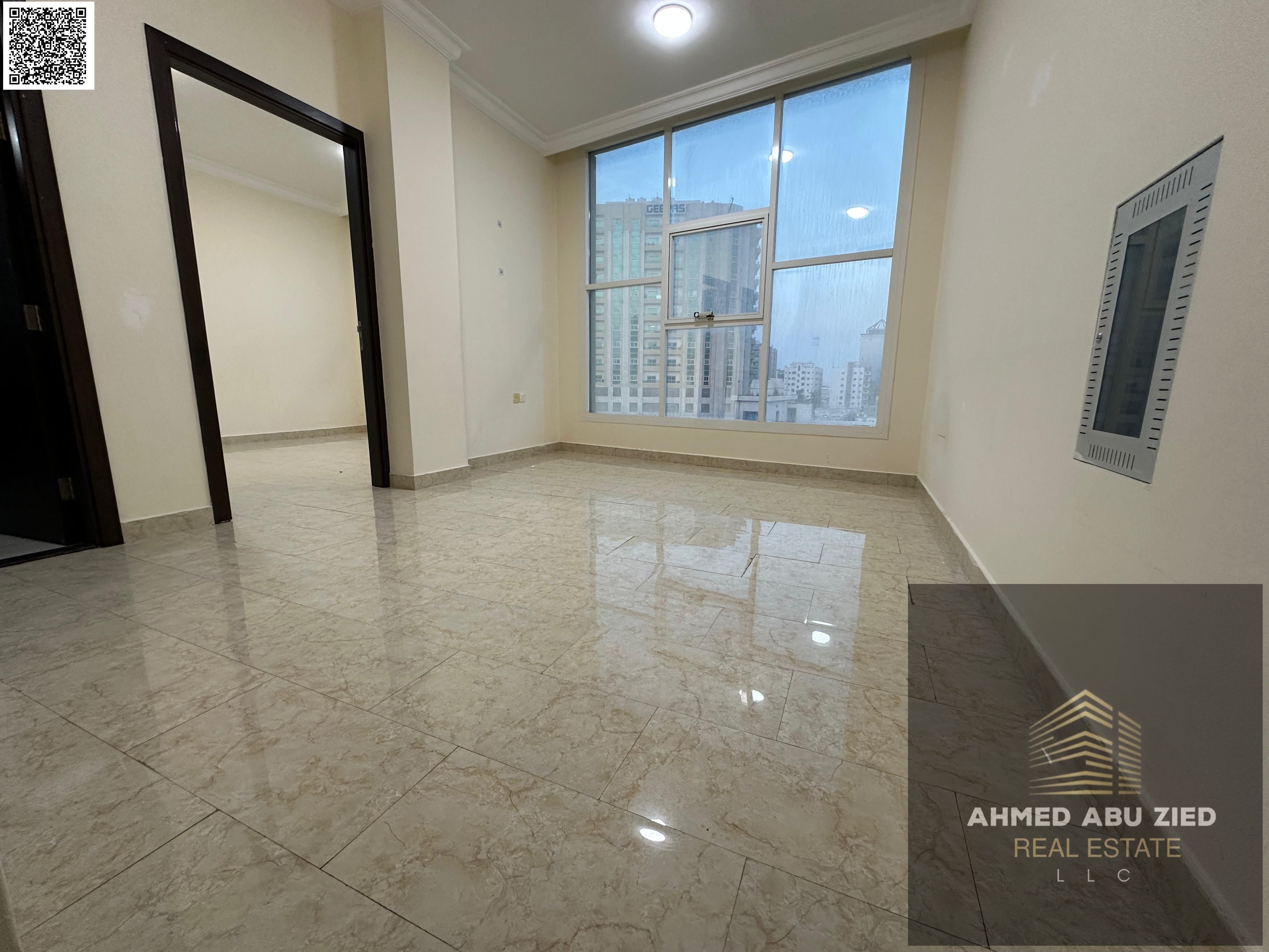 One bedroom and living room | For annual rent | Ajman | Ajman Corniche | Free parking | New building | Luxurious hotel-style finishes | 6 post-dated c