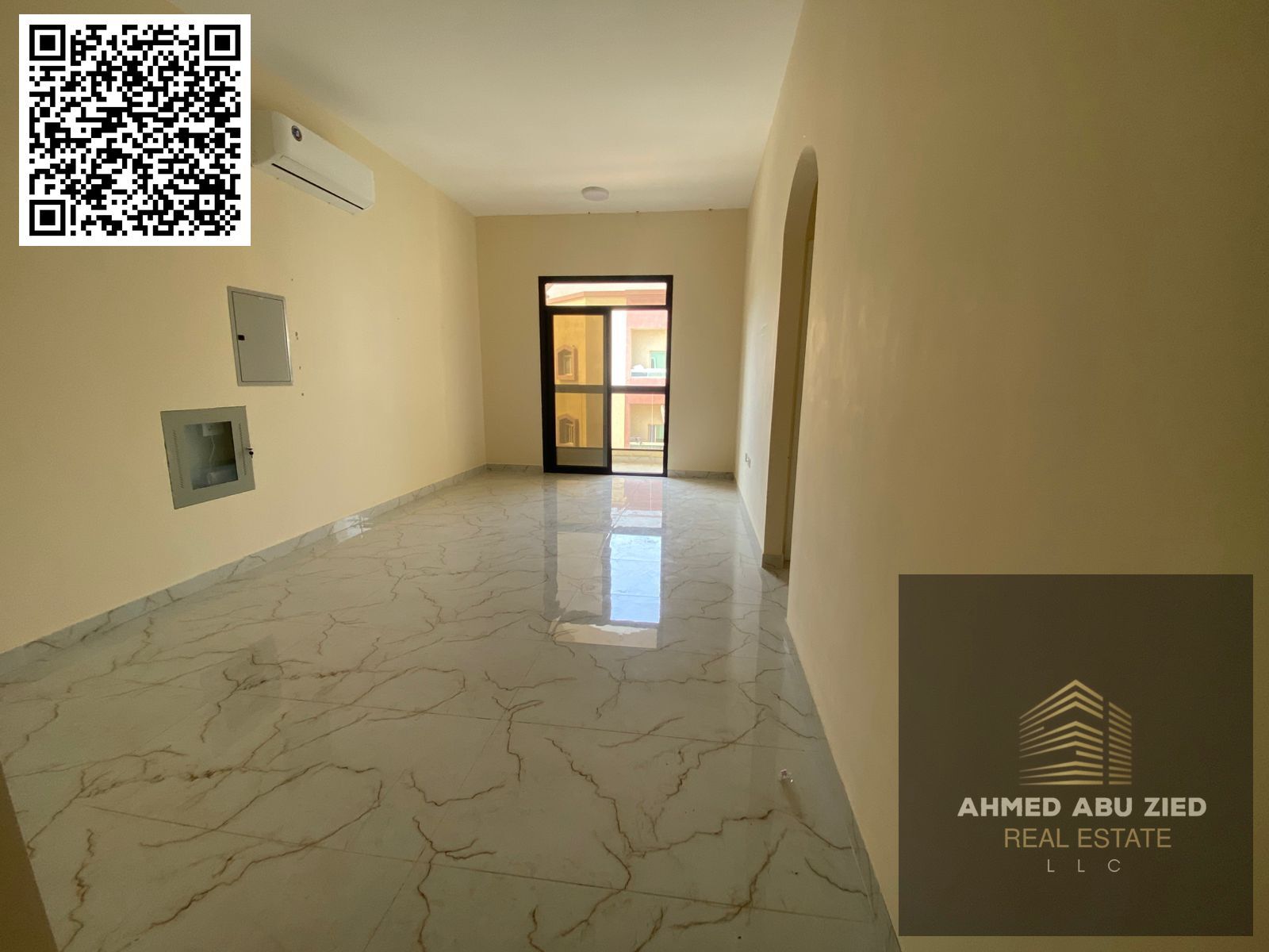 Excellent space | Balcony with open view | Central air conditioning | Excellent finishing | One bedroom, living room, and two bathrooms. Prime locatio