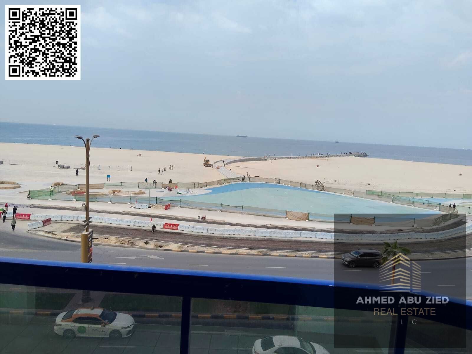 Excellent direct sea view | Central air conditioning | One bedroom and living room | Two bathrooms | Excellent finishing | Prime location near all ser