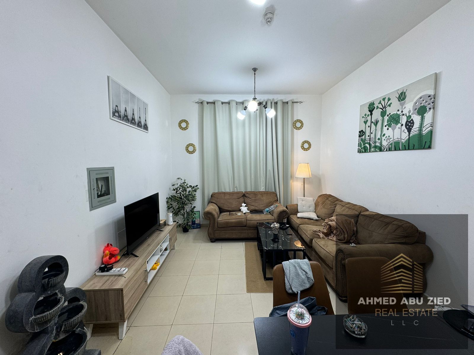 Furnished one-bedroom apartment with living room | annual rent | Ajman Al Nuaimiya 3 | with balcony and stunning city view | flexible payment faciliti