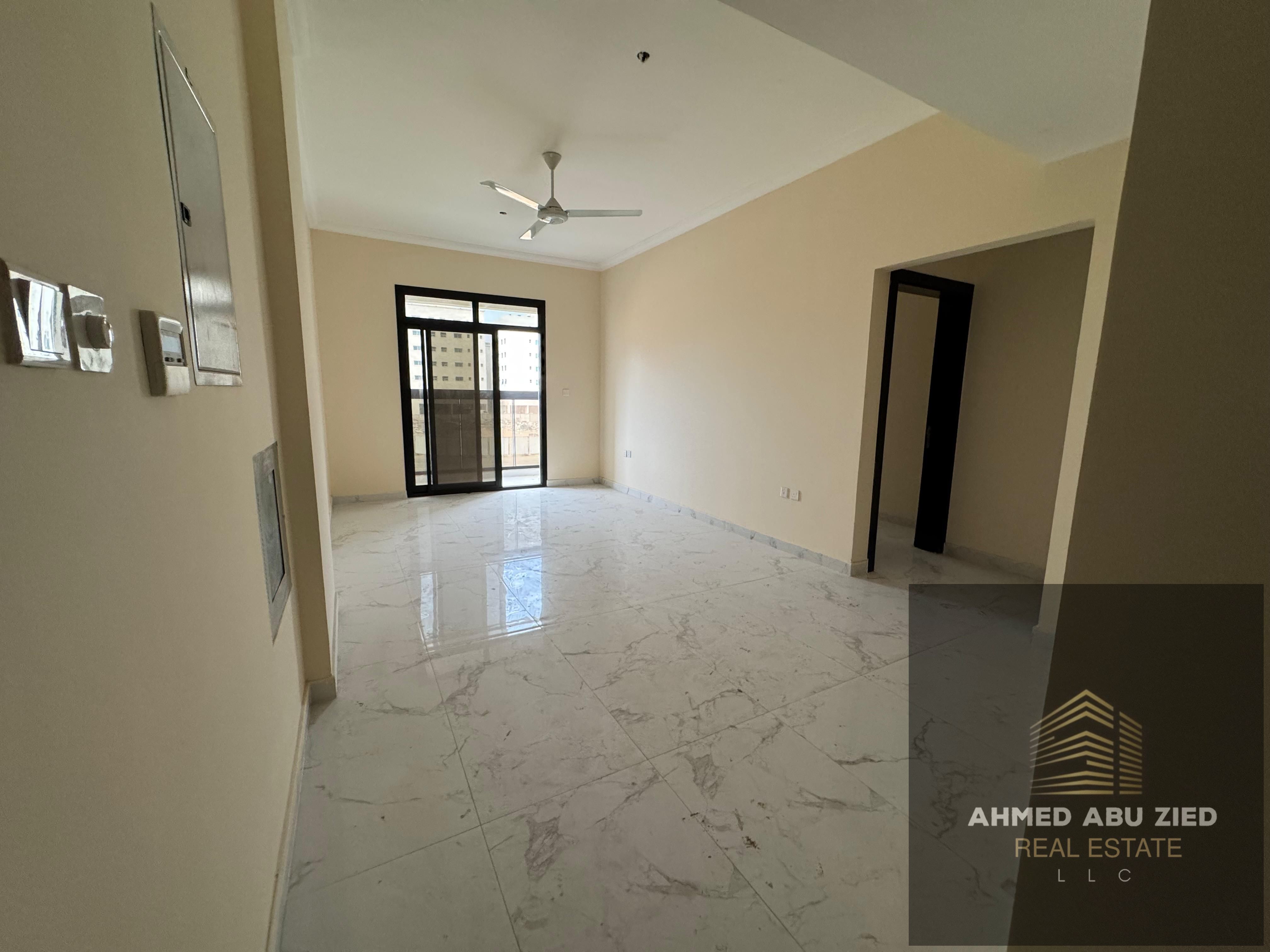 2-bedroom apartment with a hall | First tenant | Annual rent | Ajman | Spacious layout | 3 bathrooms | Luxury finishes | Balcony | Master bedrooms