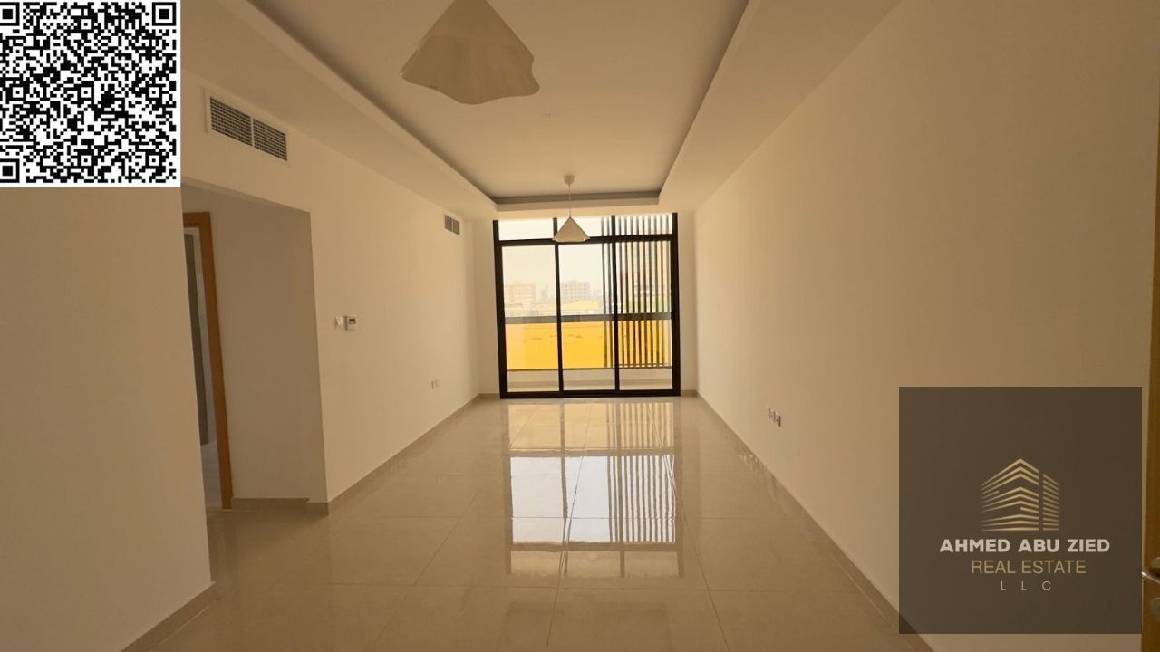 Two bedrooms and a living room | New building | First tenant | One month free | Spacious area | 3 bathrooms | Balcony | Flexible payment options