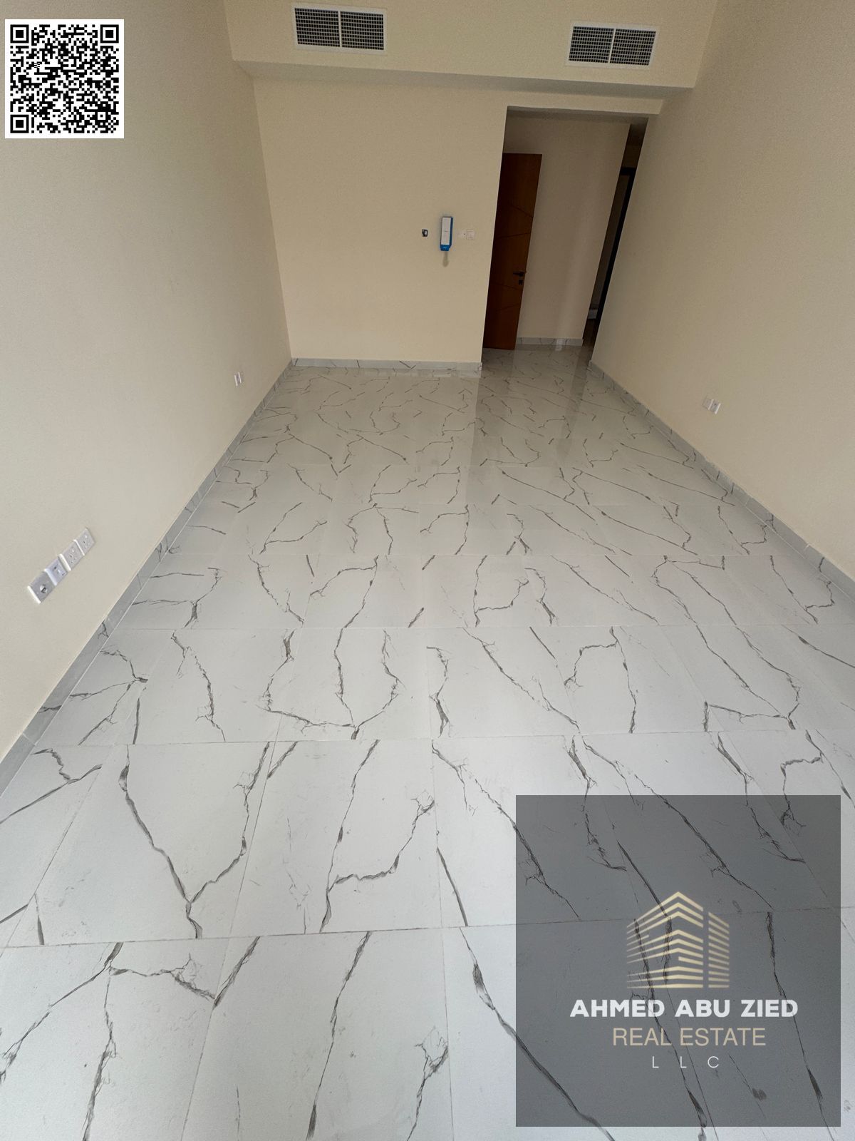 Luxurious two-bedroom master apartment with maid's room and balcony with open view in Al Jurf 3, within a prestigious and quiet building.