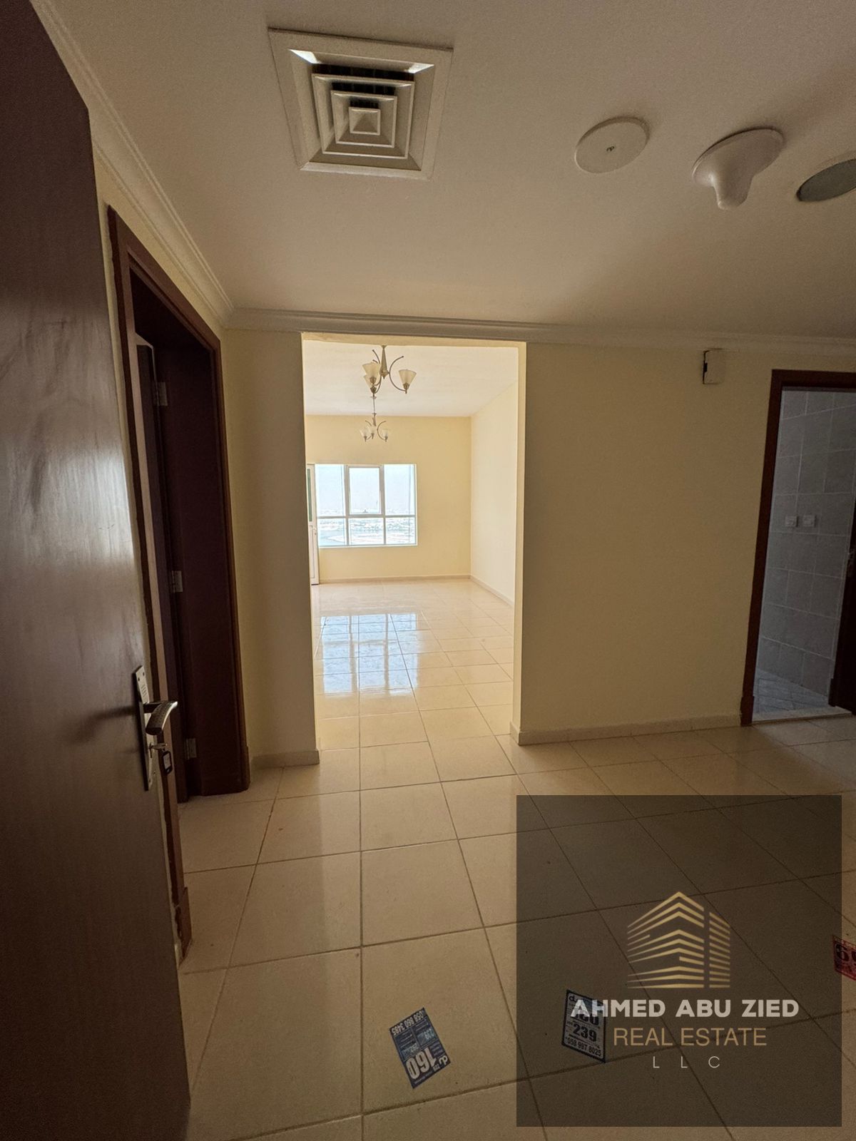 1BR & hall for annual rent, sea view, Ajman Orient Towers, 2 baths, master room, private parking, Mina St, near Fish Market, Al Rashidiya 1.