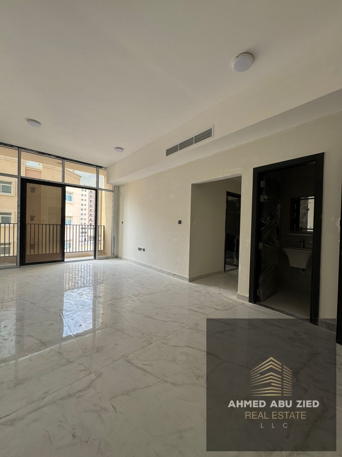 2BR + hall for annual rent, first tenant, Al Jurf 3, Ajman – balcony with open view, 3 bathrooms, easy access to Dubai & Sharjah.