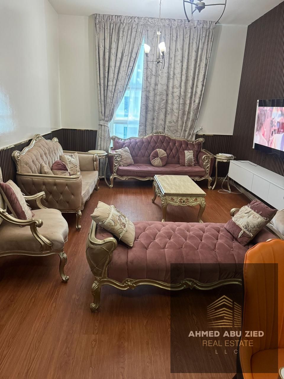Furnished 2BR + hall for rent, City Tower opposite Grand Mall, 2 baths, central AC, appliances, Parking,easy access Dubai/Sharjah