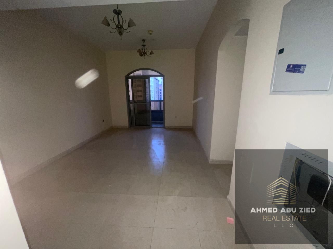 **Two Bedrooms & Living Room for Annual Rent – Open View, 2 Bathrooms & Central AC, Close to All Services**