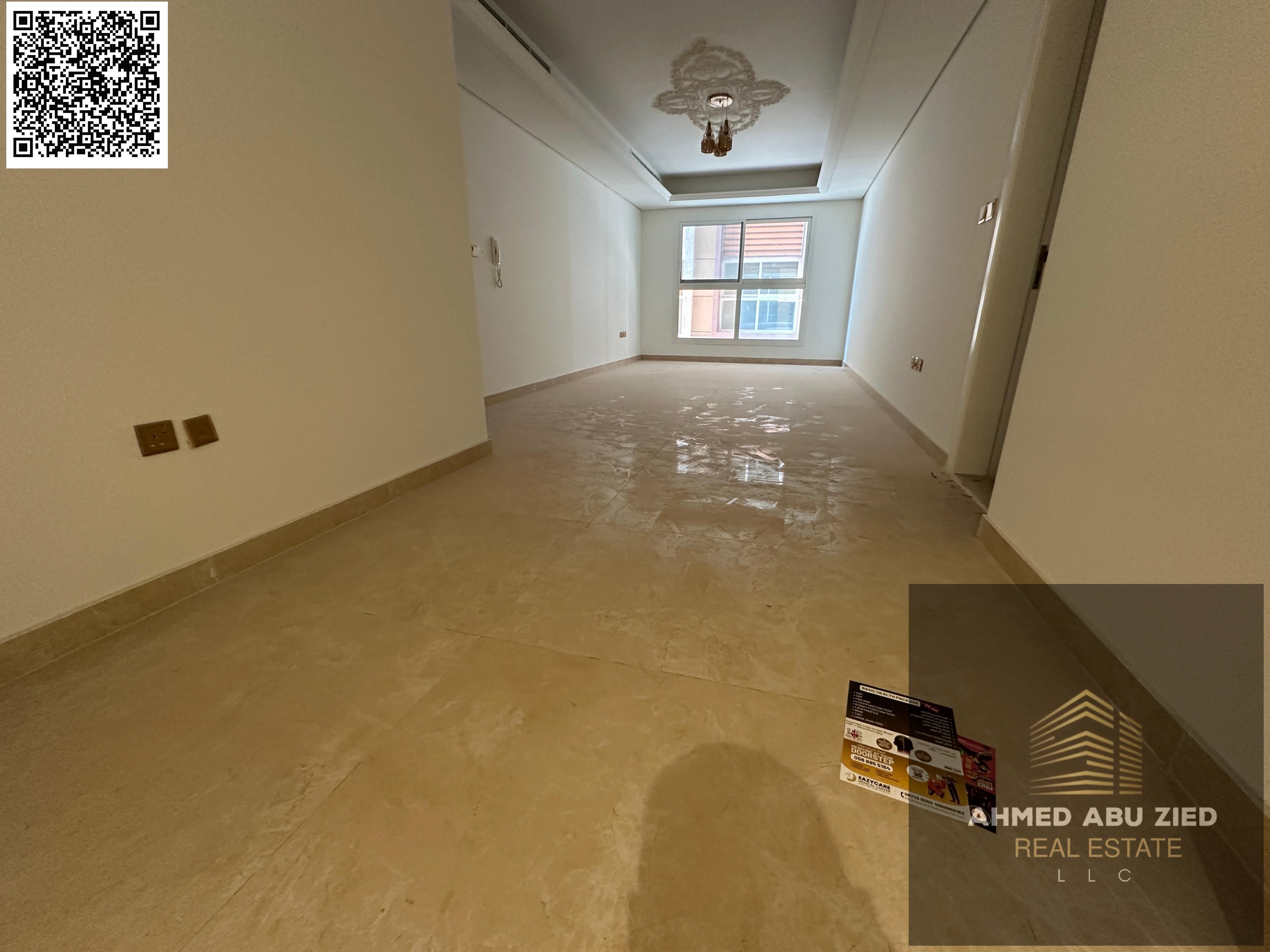 Largest 1BHK for annual rent in Al Mowaihat 3, Ajman – master bedroom with closets, spacious, prime location, gym & pool included
