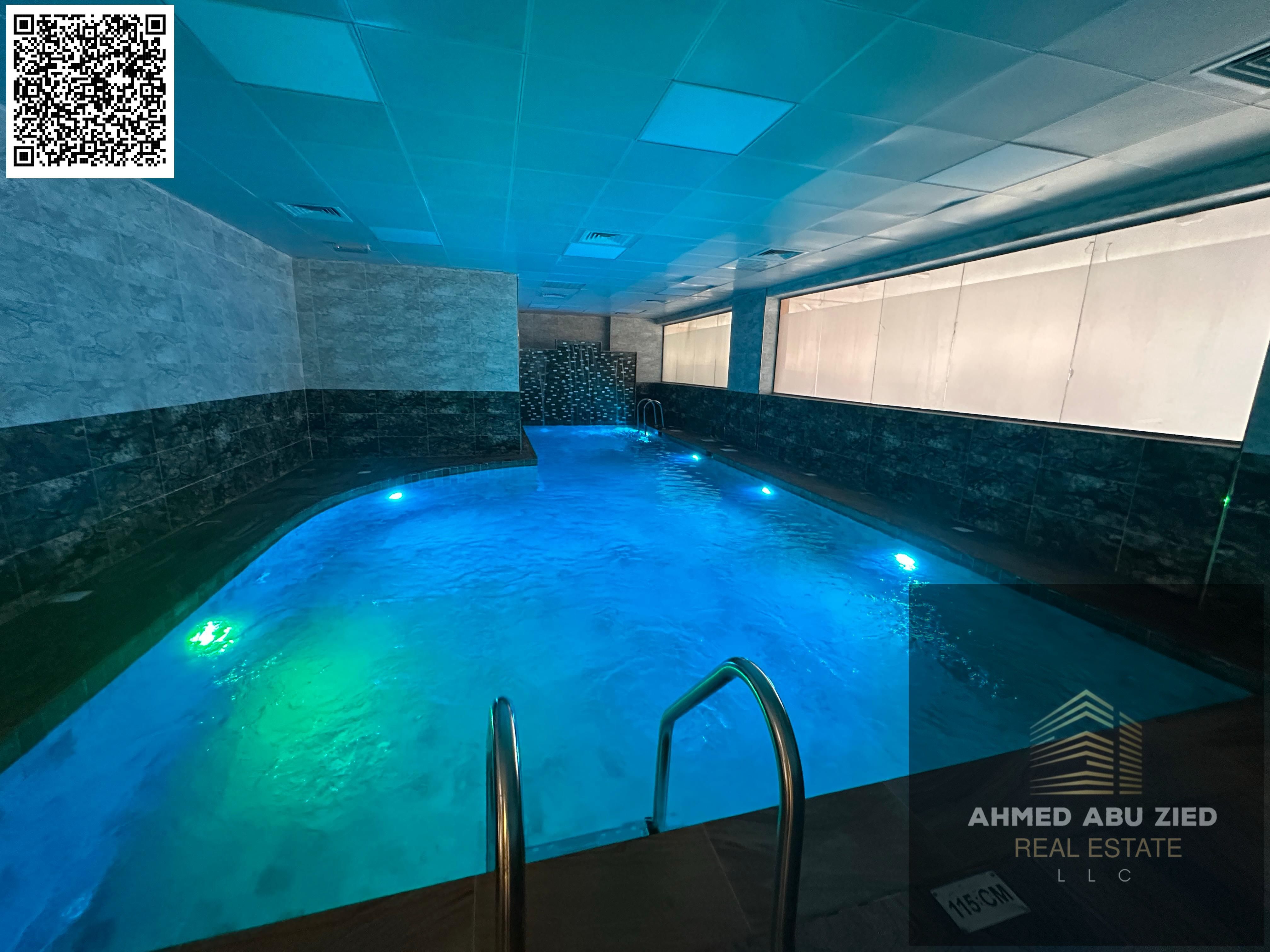Largest luxury 2BHK for annual rent in Al Mowaihat 3, Ajman – gym, pool, built-in closets, spacious, prime location, high-end modern finish
