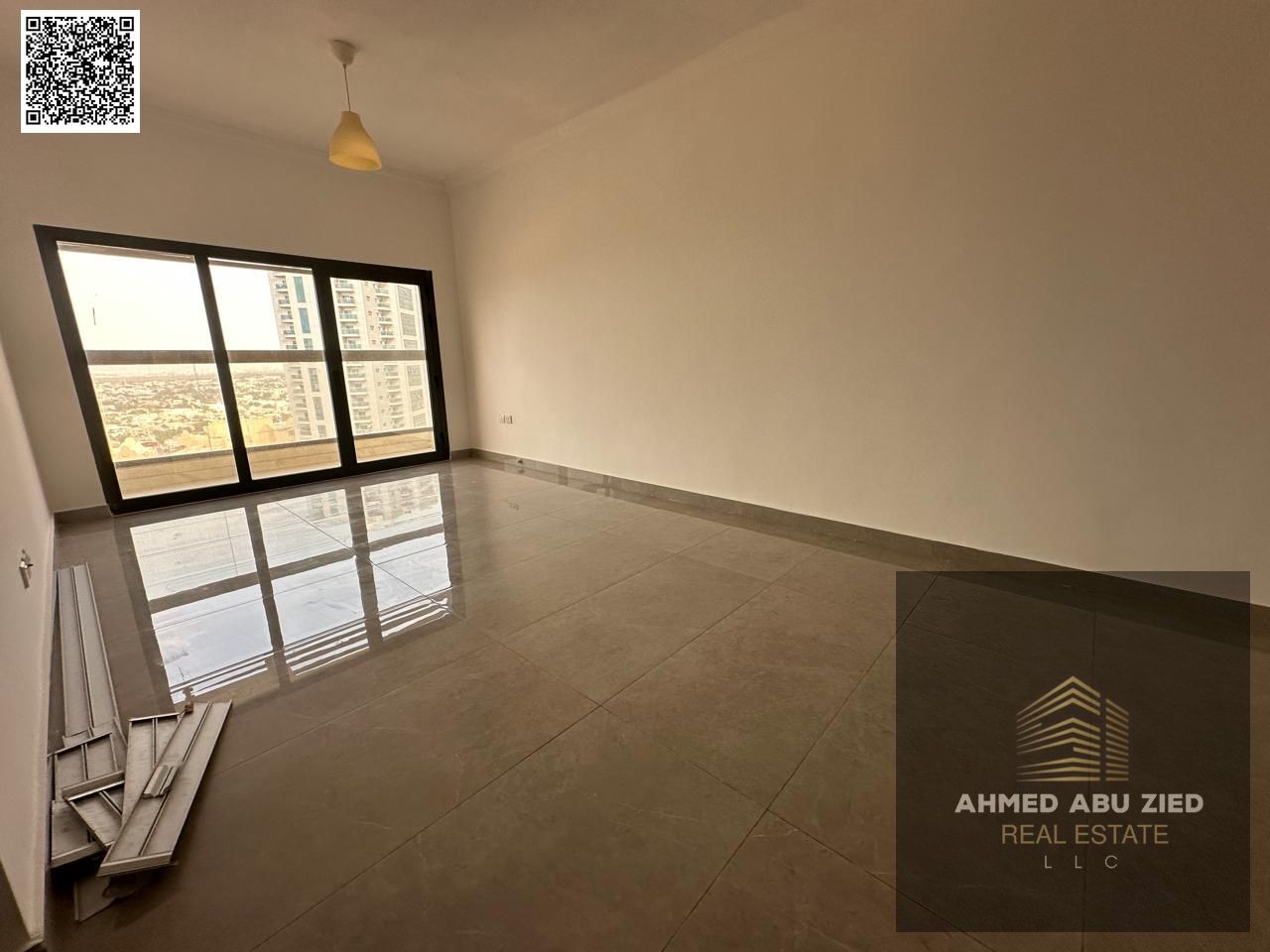 One bedroom and living room apartment for rent in Ajman, Al Rashidiya 1 With gym, swimming pool, and aqua park 1 bathroom Balcony With appliances