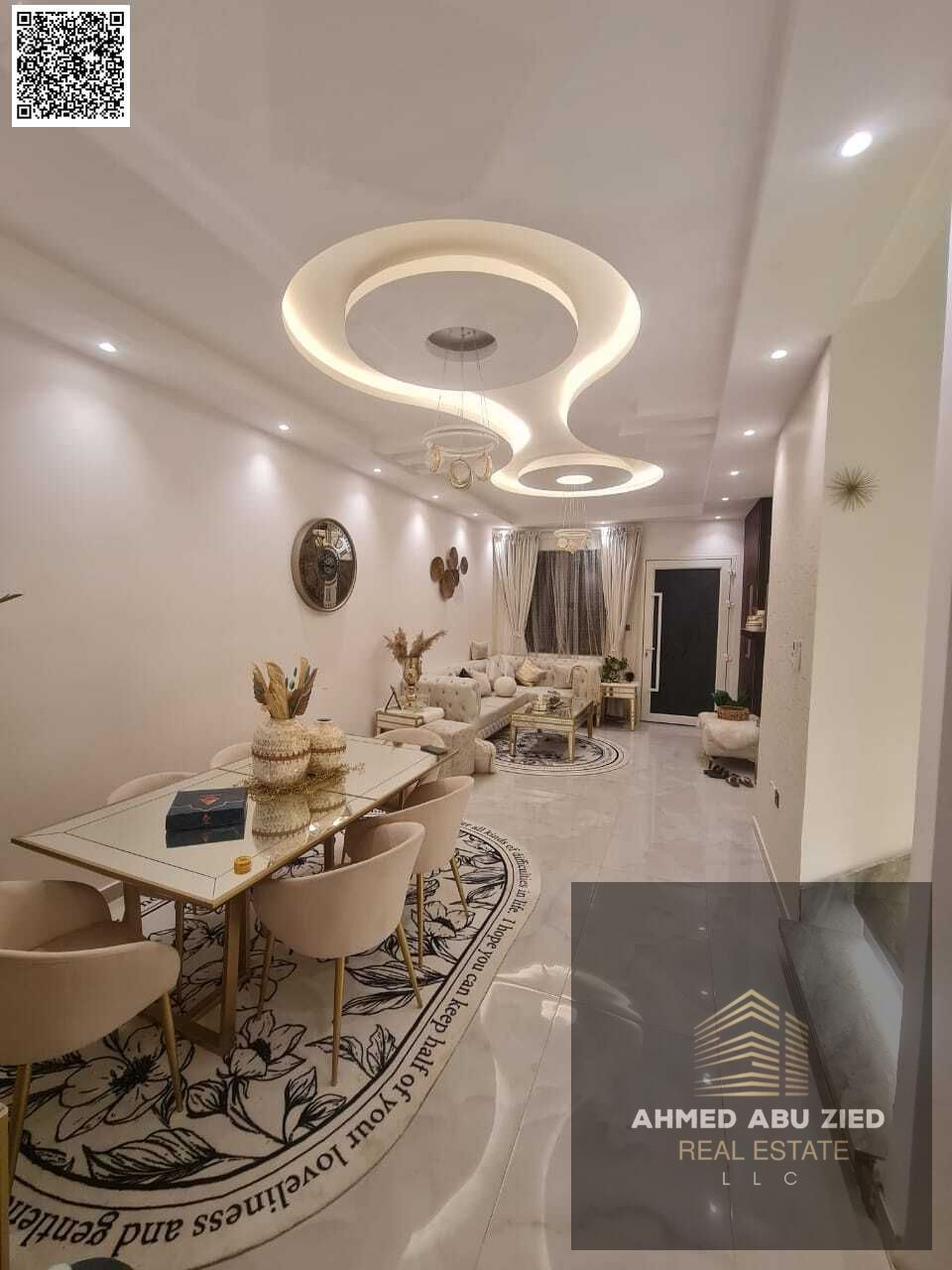 The most beautiful townhouse in Al Zahia, 4 bedrooms, a large living room and majlis, 7 bathrooms, spacious areas, and hotel-style finishing.