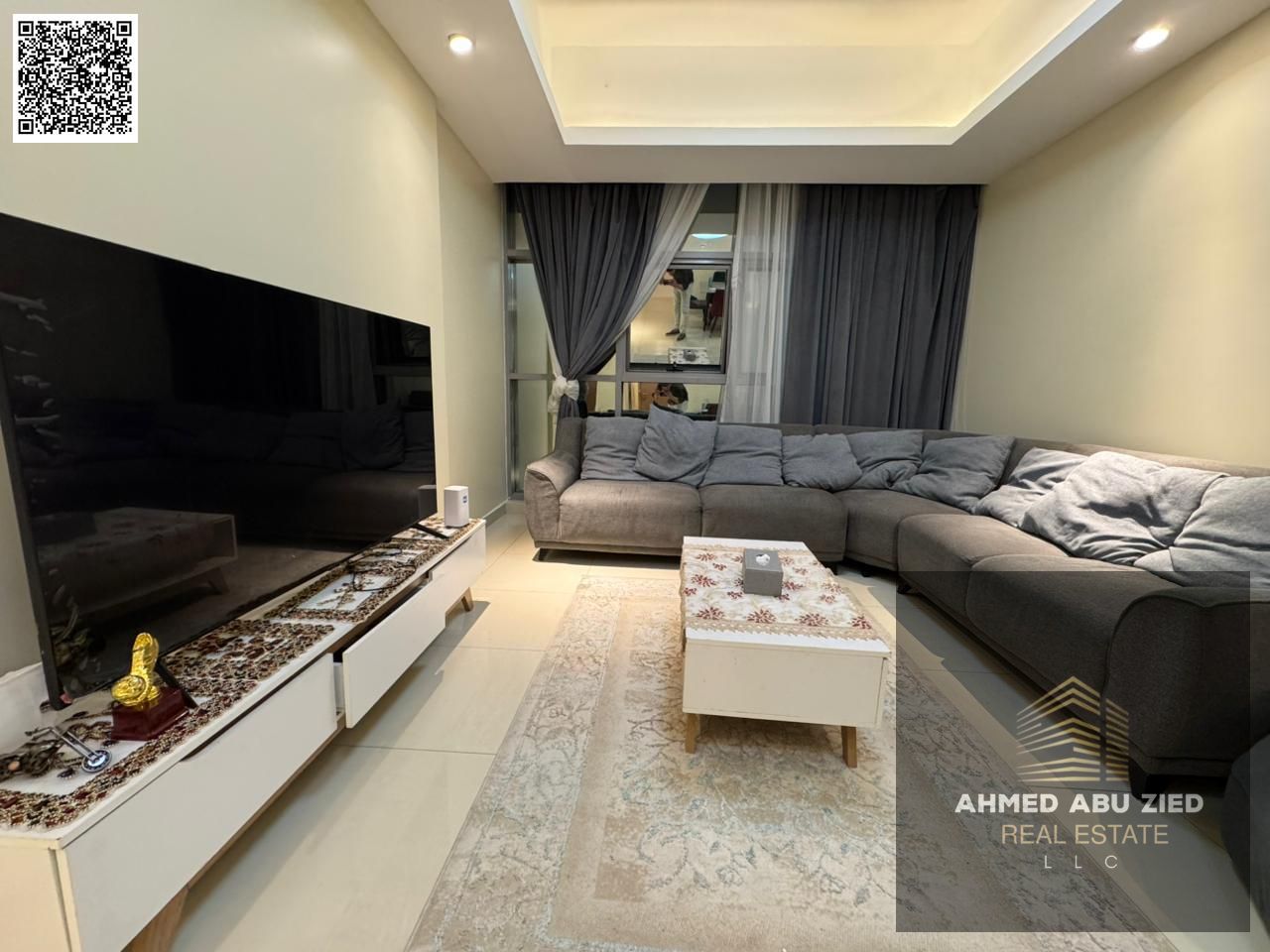 Furnished one-bedroom apartment for annual rent in Ajman, Gulf Tower, on Khalifa Street, in a prime and vibrant location.