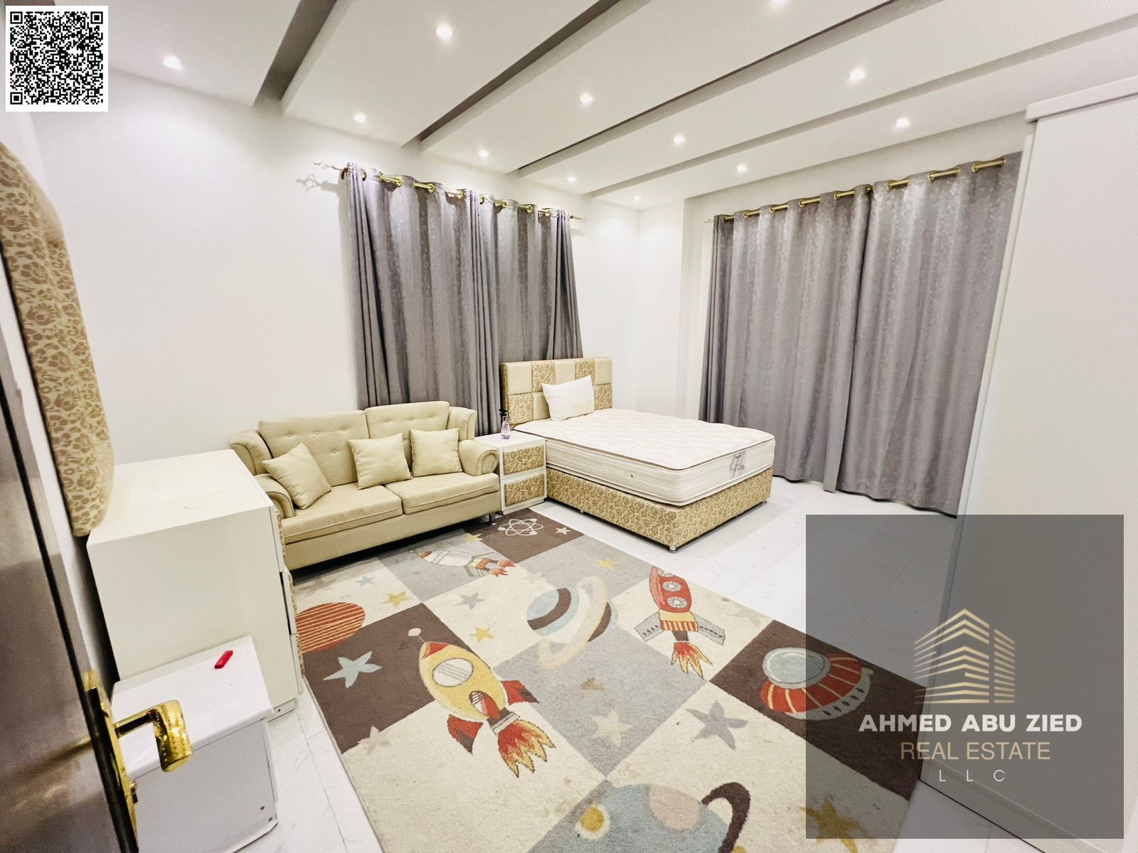 Villa for rent in Al Yasmin area Furnished, excellent location On Rahmaniya Street, Sharjah Two floors
