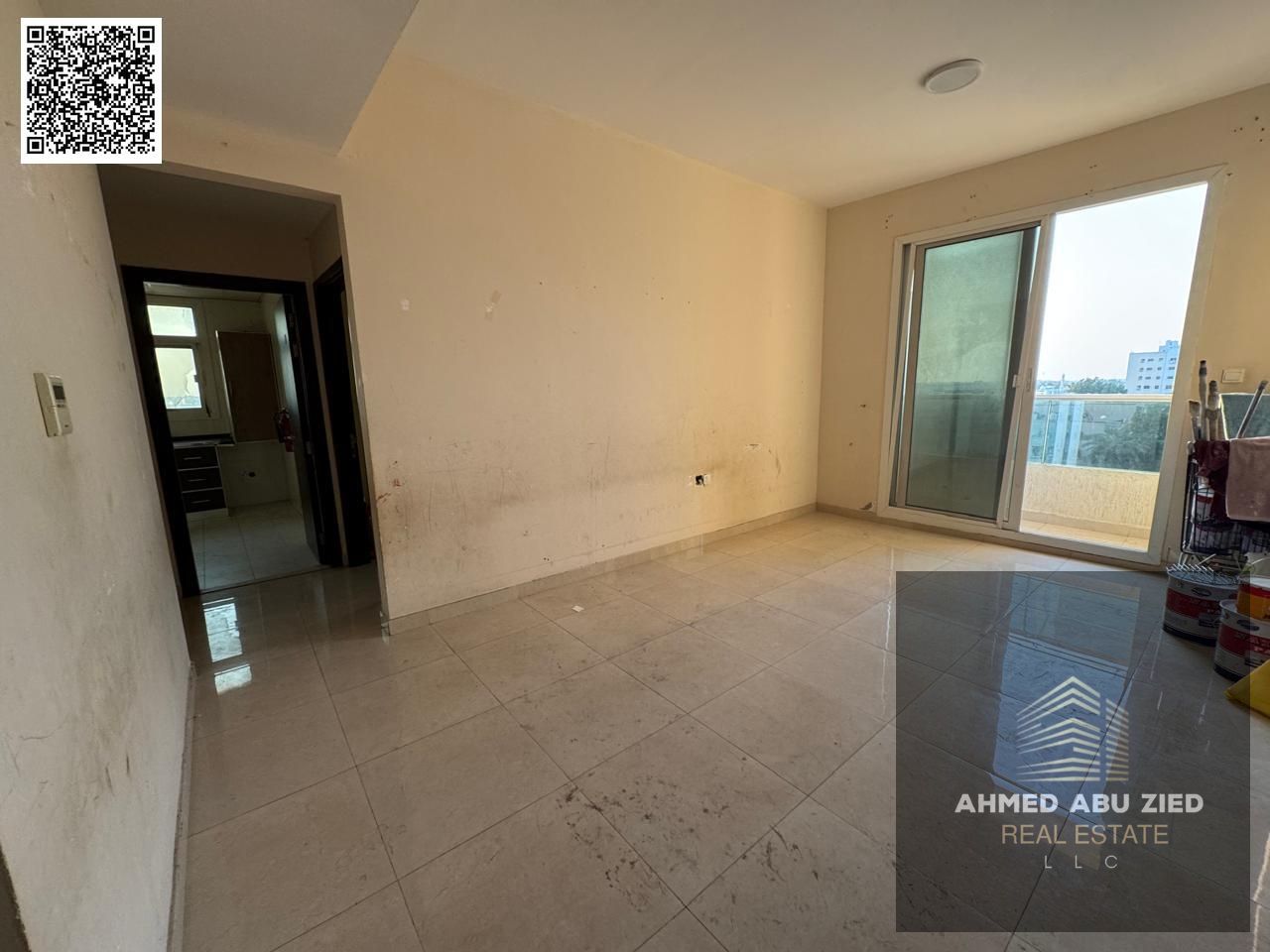 For annual rent, Al Nuaimiya 1 area Near Day to Day Near Thumbay Hospital Two bedrooms, living room, and three bathrooms