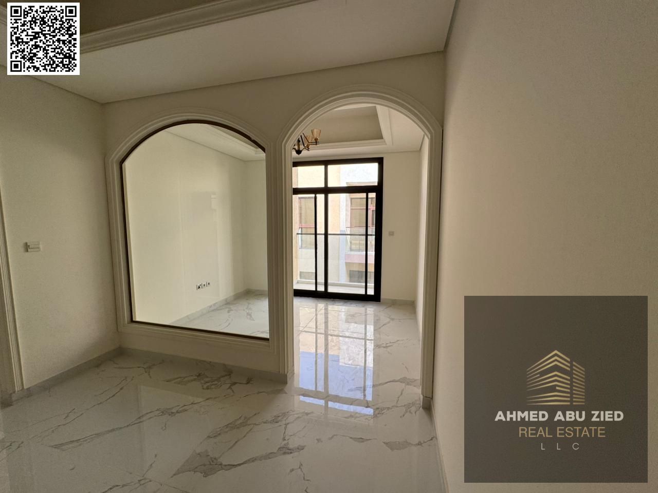 Two-bedroom apartment with a living room, first occupancy in Al Muwaihat, for AED 55,000 per year – near Mohammed Bin Zayed Road!