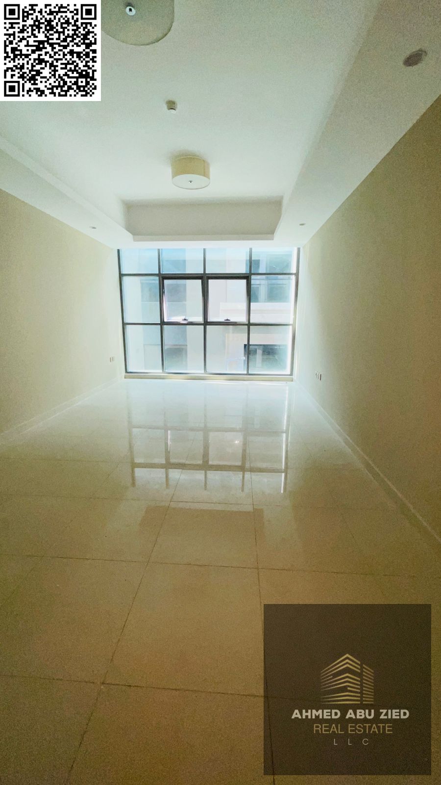 Luxury one-bedroom apartment for annual rent in Gulf Towers – Khalifa Street – with gym, swimming pool, balcony and master bedroom