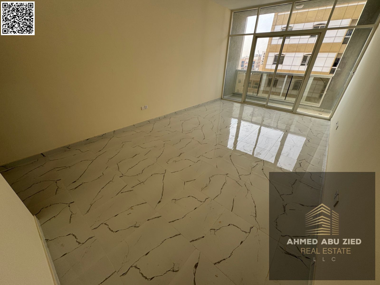 The most luxurious two-bedroom master apartment + maid's room in Al Jurf 3 with an open view and central air conditioning… Exceptional luxury for only