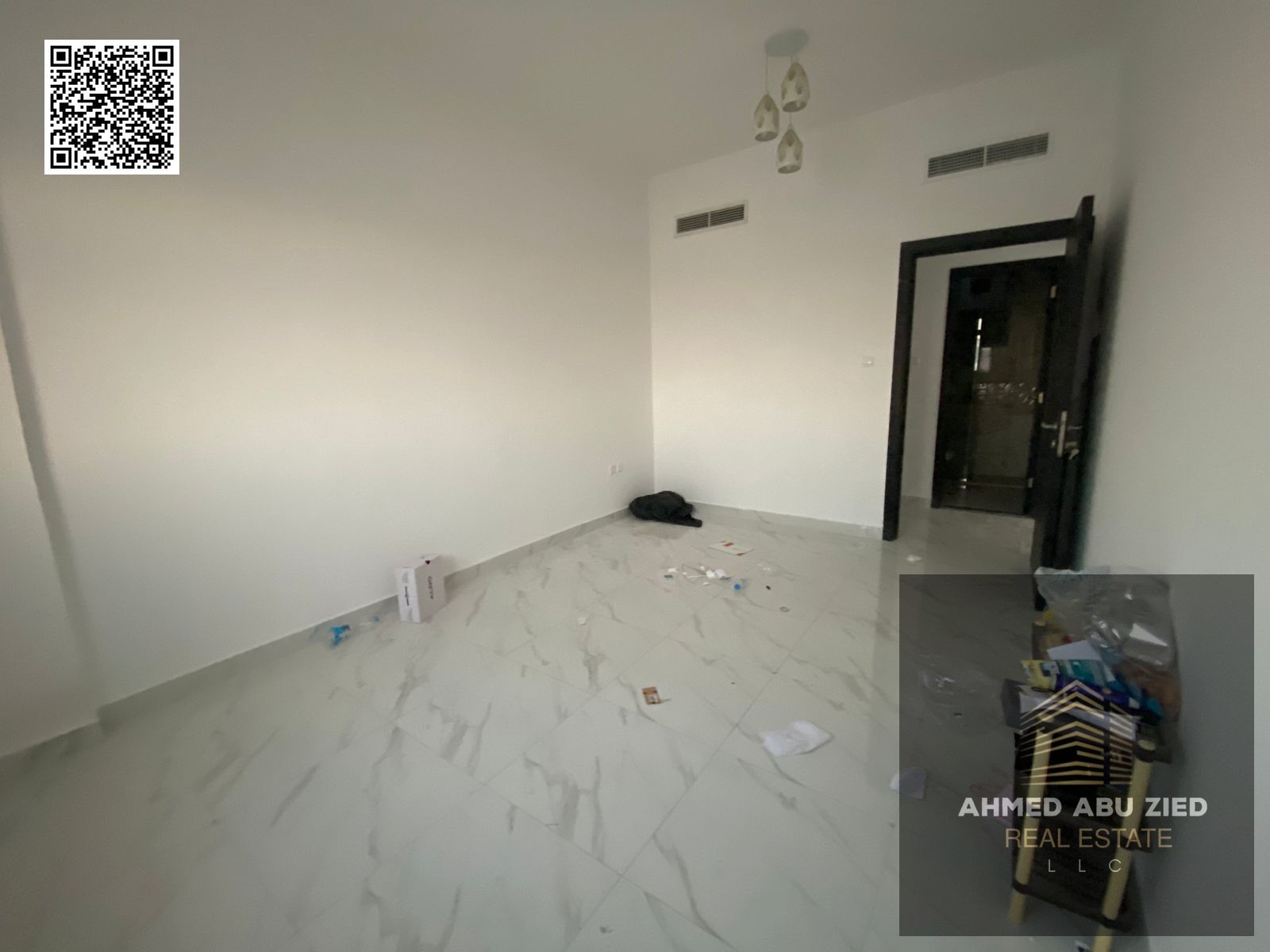 Two-bedroom apartment for annual rent in Al Rawda 2 on Sheikh Ammar Street – Ajman | 2 bathrooms + balcony with a view + central air conditioning |