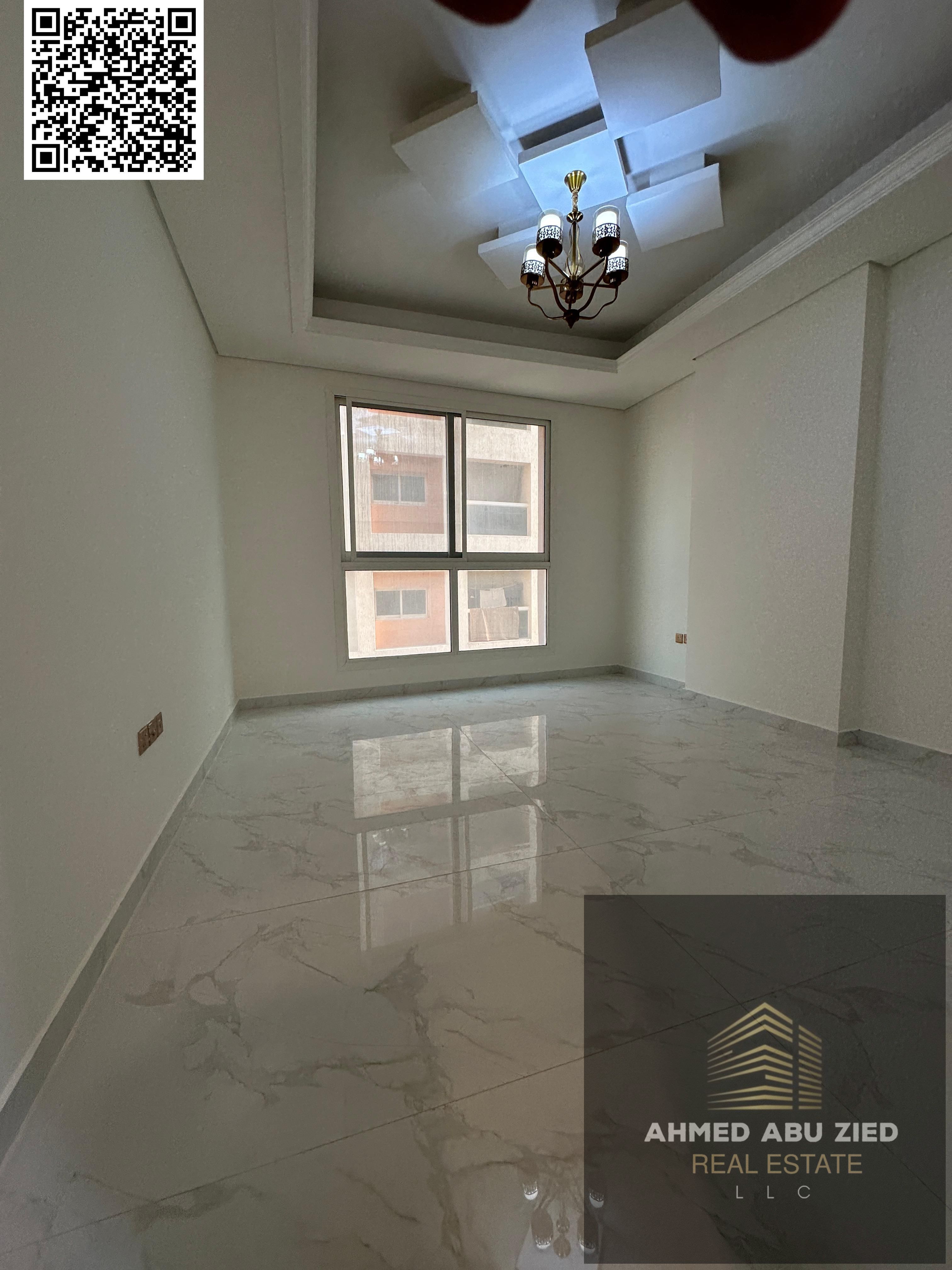 Luxury three-bedroom apartment with a living room in Al Muwaihat 3, Ajman | 4 bathrooms | Balcony | Modern design | Central air conditioning | Gym and