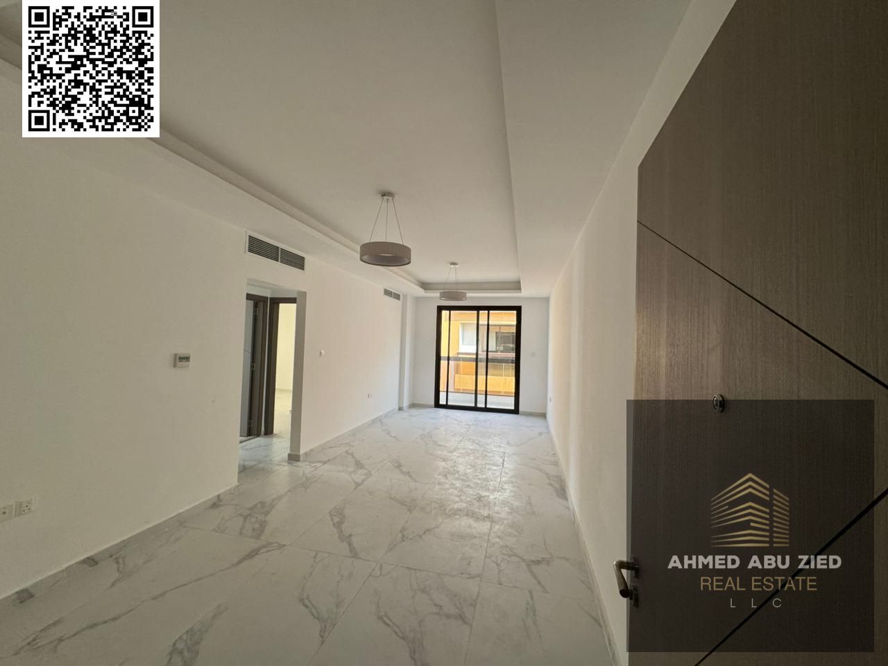 Luxury two-bedroom apartment with a living room, brand new, never before occupied in Al Jurf 3, Ajman | Balcony | 3 bathrooms | Fully equipped kitchen