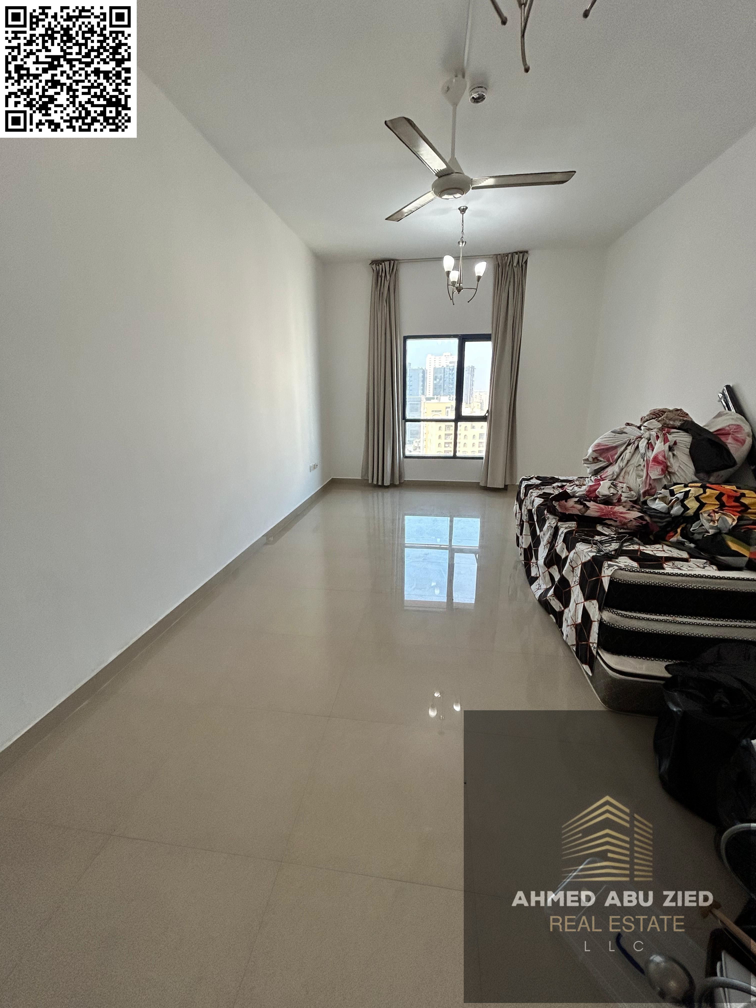 Luxury two-bedroom apartment for annual rent in Ajman, Al Nuaimiya Towers | Spacious | 2 bathrooms | Free parking | Flexible payment options | Easy ac