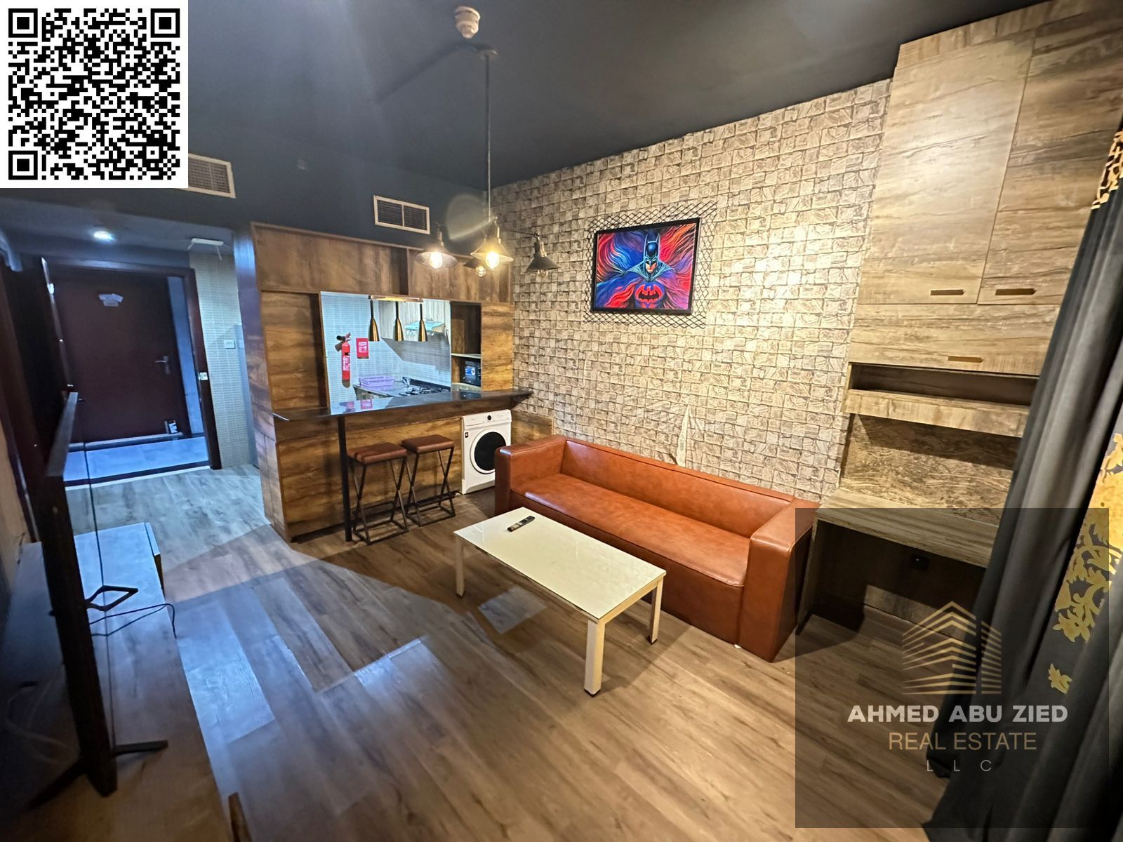 Luxury fully furnished one-bedroom apartment in Al Nuaimiya 3, Ajman | 2 bathrooms | All appliances included | Central air conditioning | Free parking