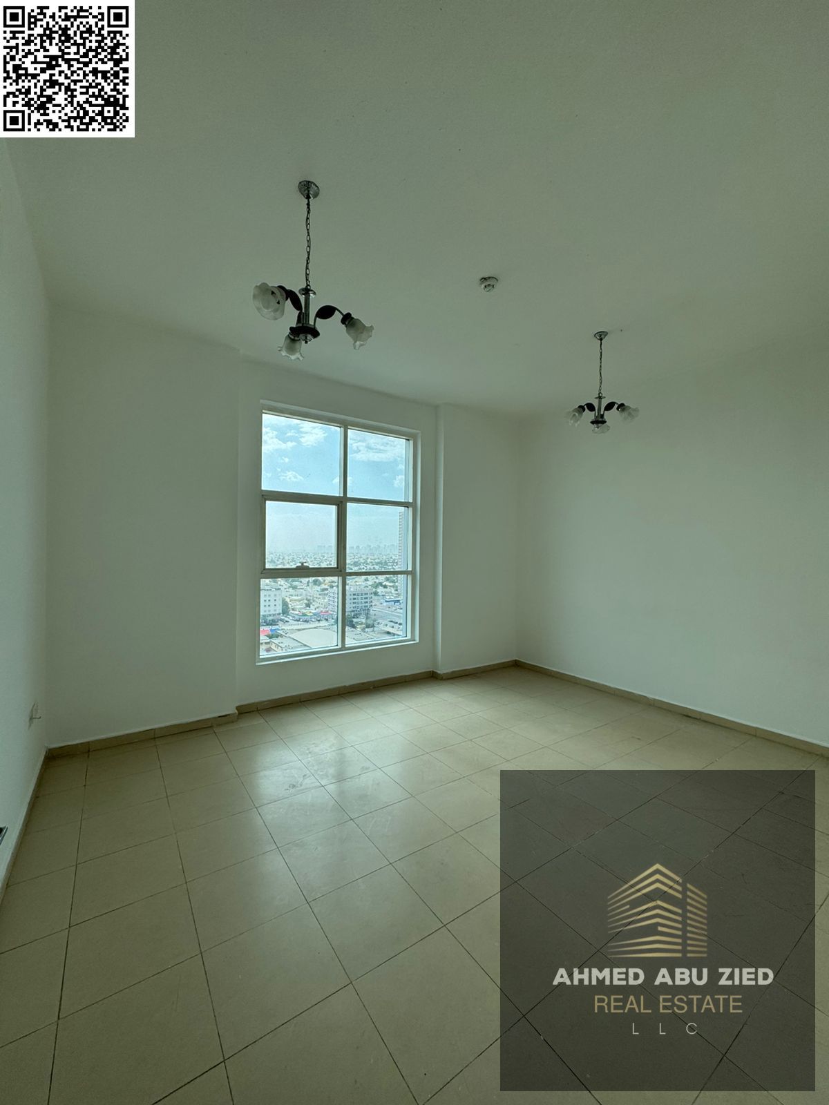 Upscale and affordable two-bedroom apartment in Al Nuaimiya 3, Ajman | 2 bathrooms | Equipped kitchen | Central air conditioning | Balcony with open v