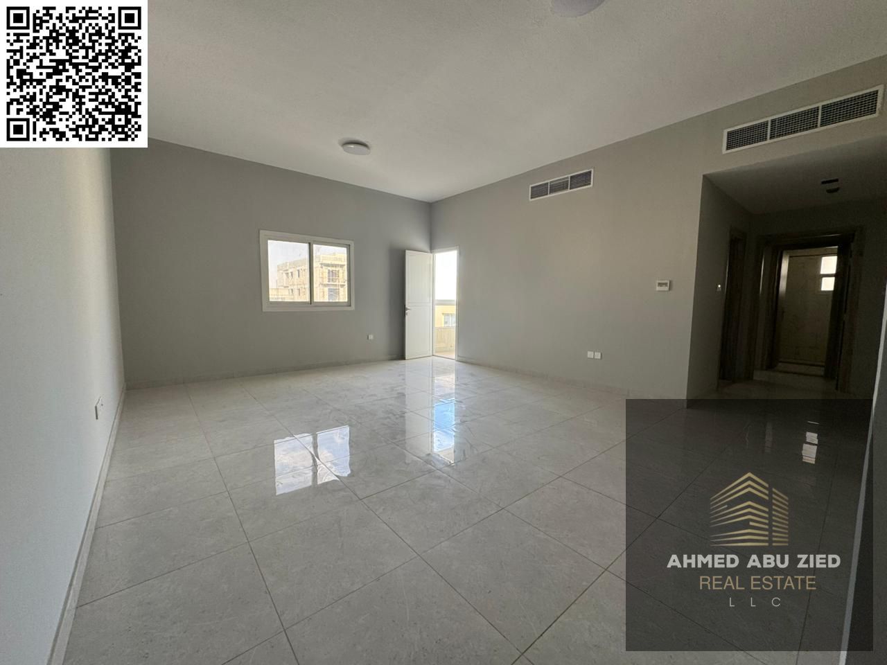 Luxury two-bedroom apartment in Al Jurf 3, Ajman | 3 bathrooms | Balcony | Built-in wardrobes | Central air conditioning | Spacious, fully equipped ki