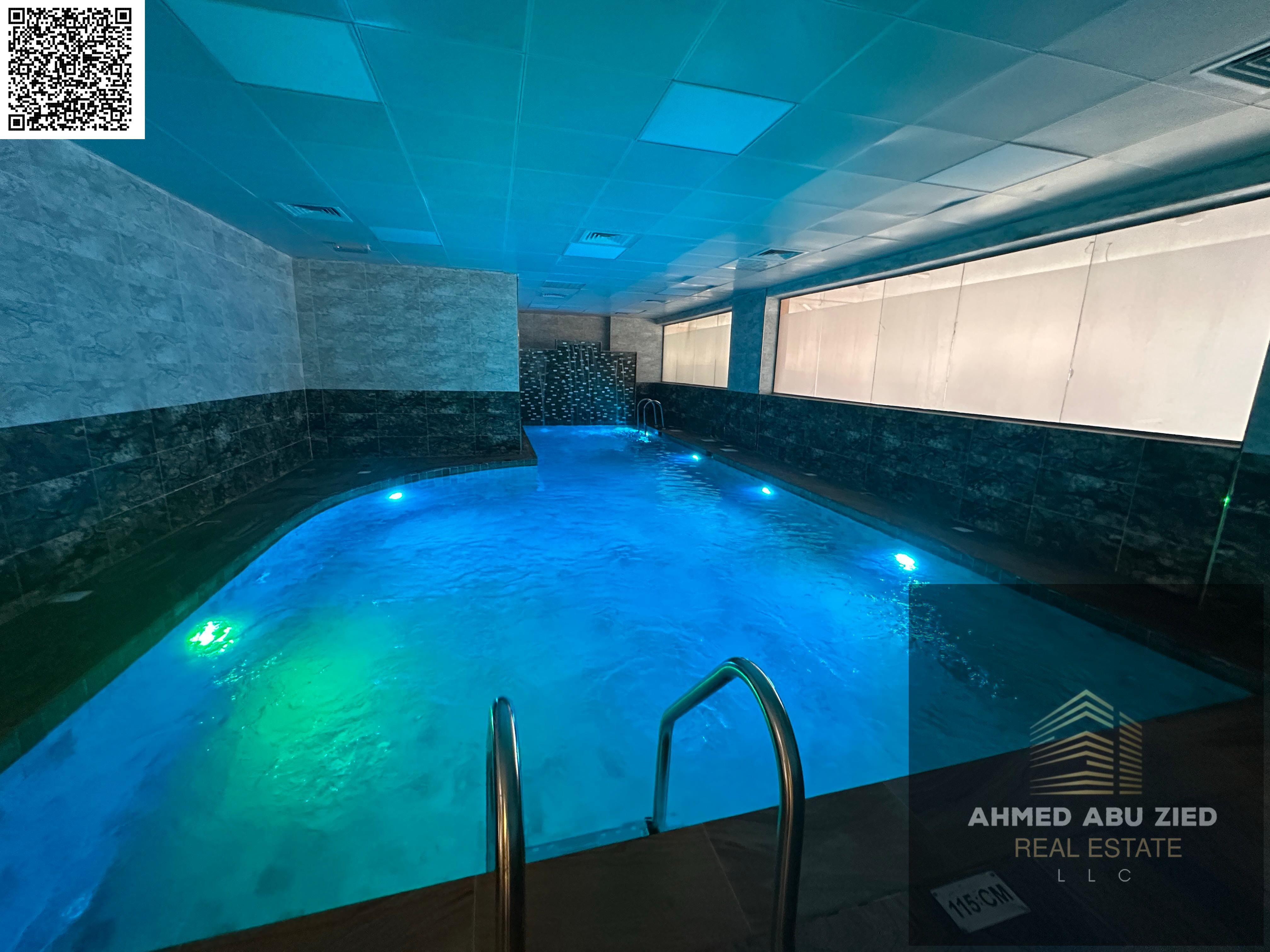Free gym and swimming pool | Luxury one-bedroom apartment in Al Muwaihat 3, Ajman | Open view | Super deluxe finishing | Spacious areas | Prime locati