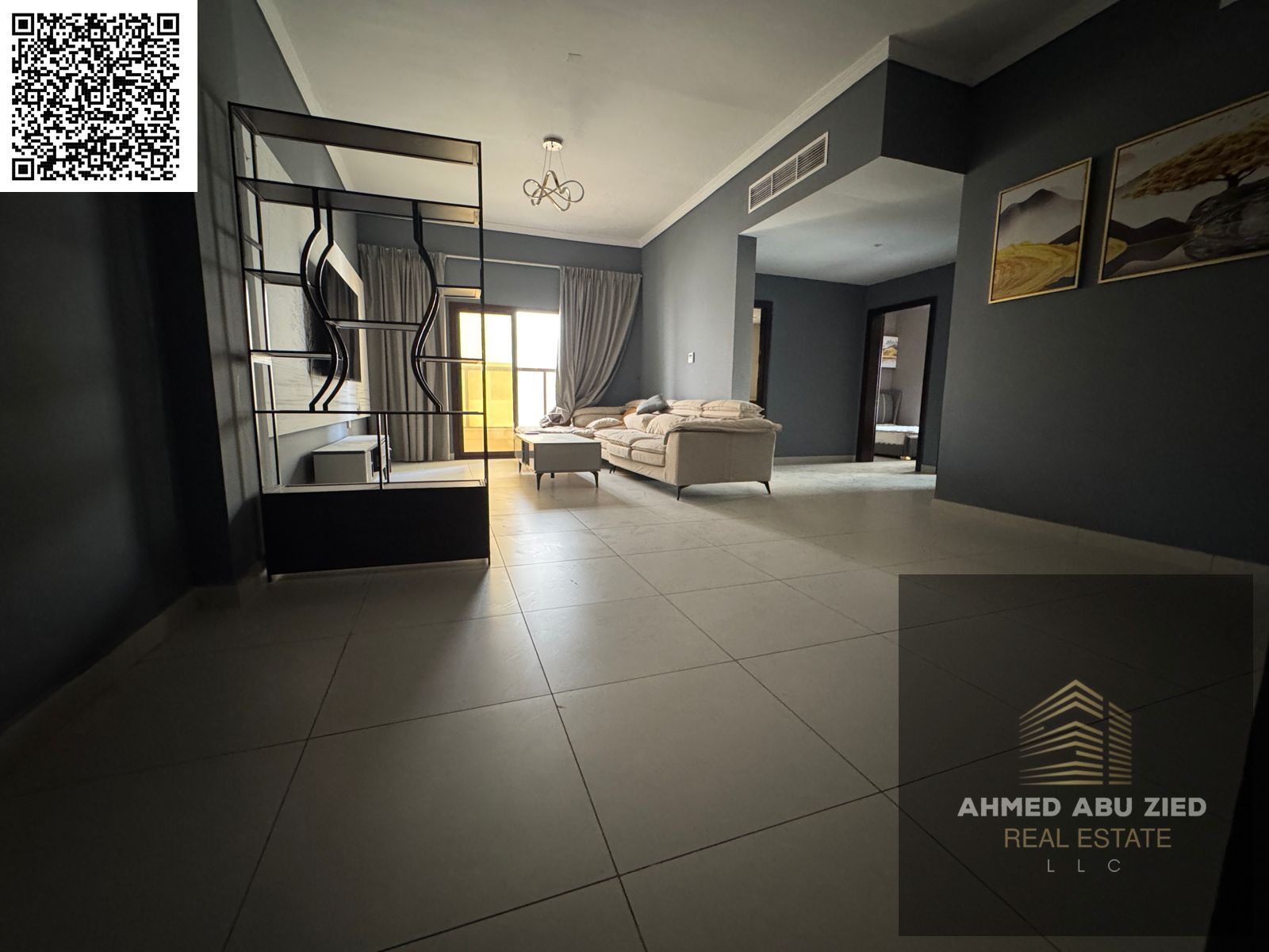 Luxury Apartment for Annual Rent in Al Rawda 2 – Two Bedrooms, Hall, Balcony & Central AC Near Sheikh Ammar Street