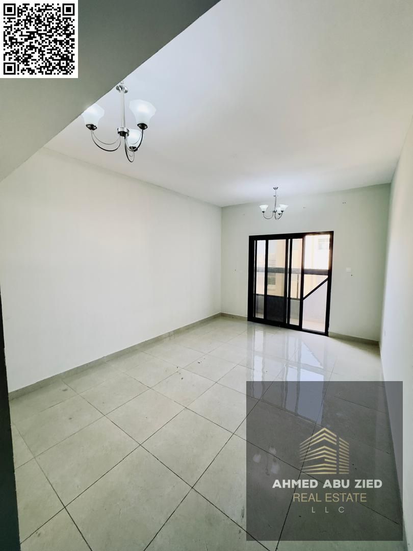 One bedroom and living room for annual rent in Ajman, Al Jurf 3 | Spacious | Central air conditioning | Balcony with open view | Close to the Dubai an