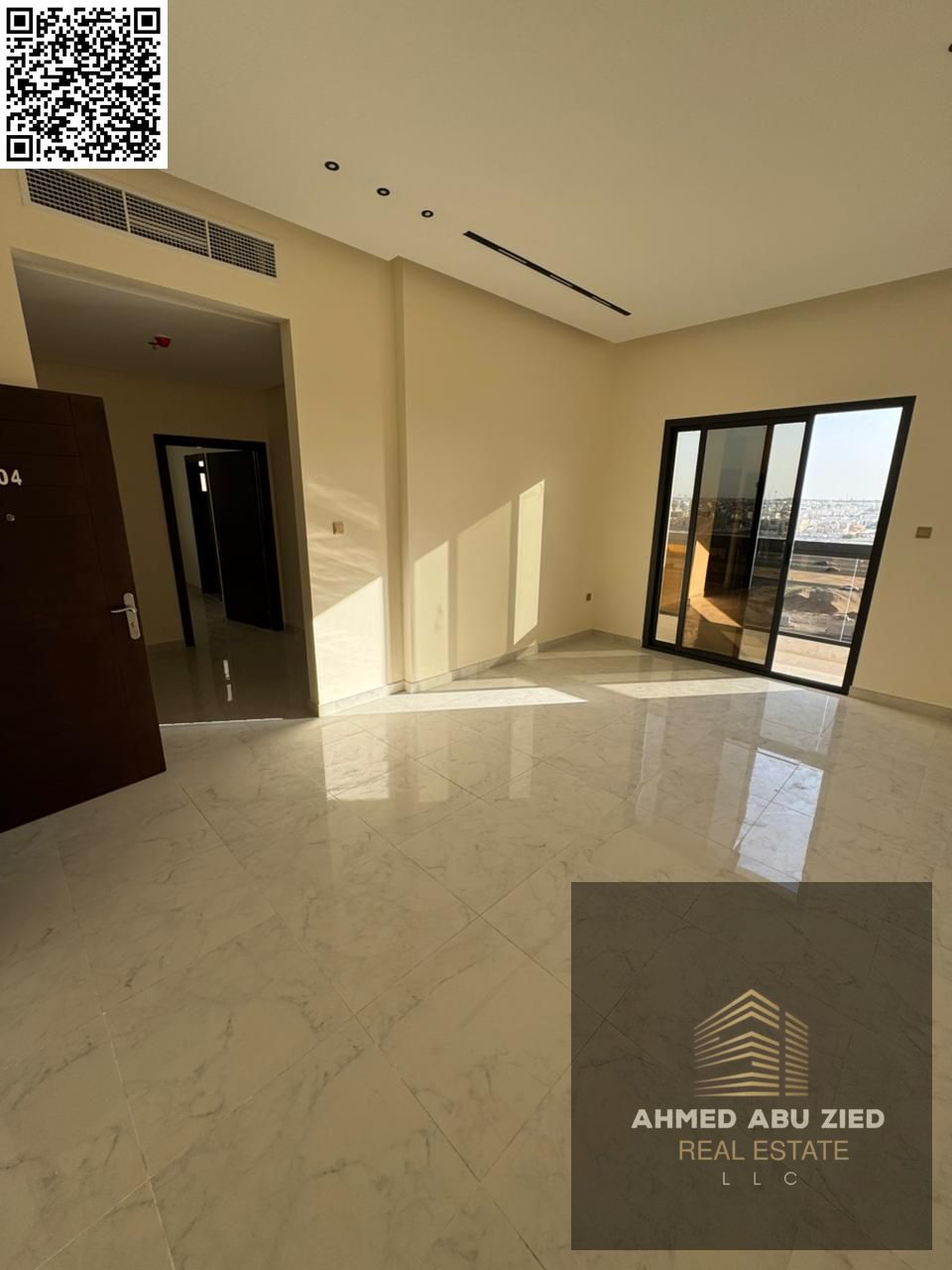 Luxurious two-bedroom master suite with a living room, brand new for first occupancy in Al Jurf 3, Ajman | 3 bathrooms | Balcony | Central air conditi