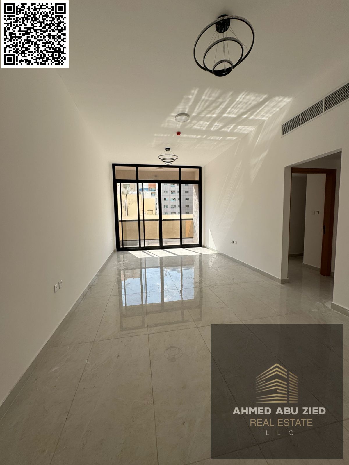 Luxury one-bedroom apartment, first occupancy, in Al Hamidiya, Ajman | 2 bathrooms | Balcony | Central air conditioning | Built-in wardrobes | Super d