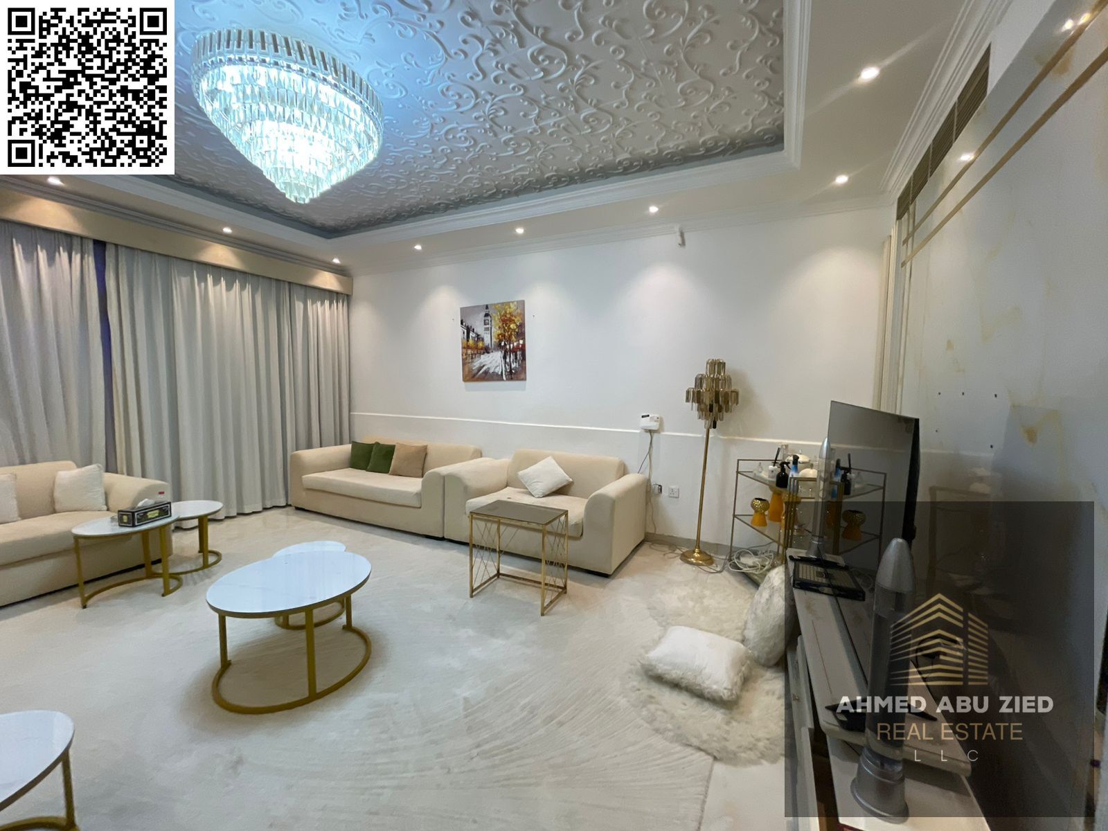 Luxury two-bedroom apartment in Al Rashidiya 1, Ajman | 2 bathrooms | Central air conditioning | High-end finishing | Balcony with open views | Applia