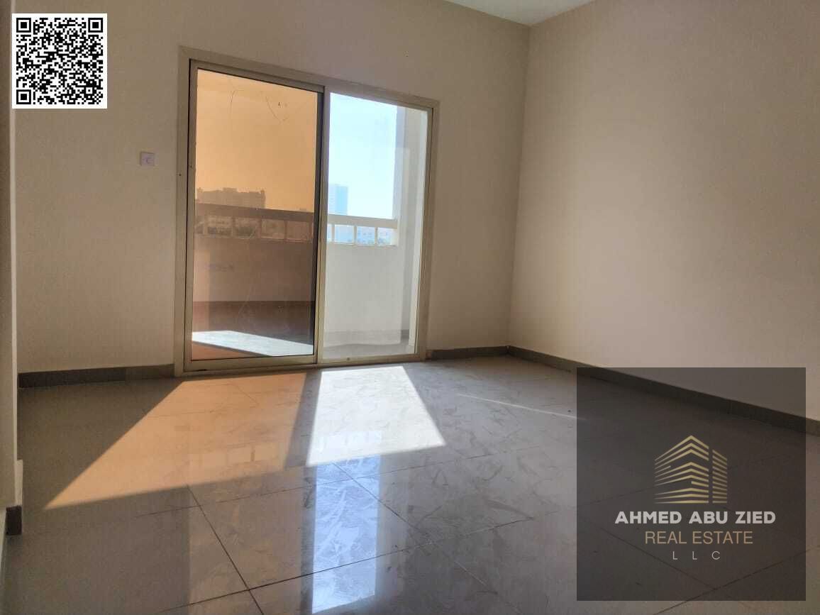 One-bedroom apartment for annual rent in Ajman Corniche – balcony and split AC at a special price