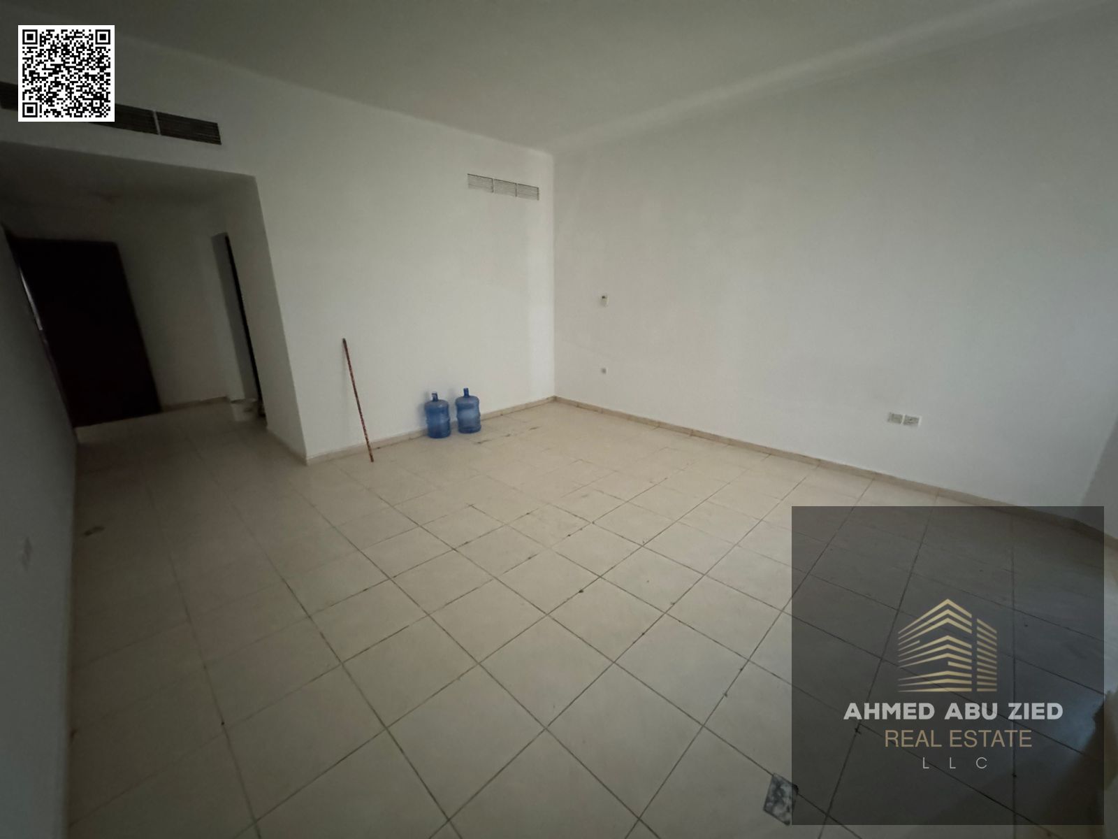 One-bedroom apartment for annual rent in Al Rashidiya 1 – Horizon Towers | Master bedroom and balcony
