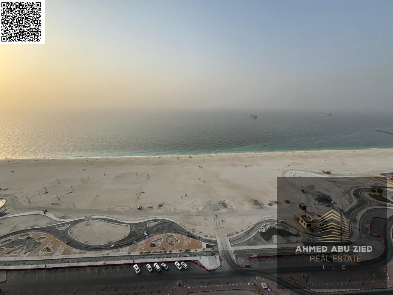 Free parking, gym, and swimming pool | Luxury two-bedroom apartment in Ajman Corniche | Full sea view | Super deluxe finishing | Spacious areas