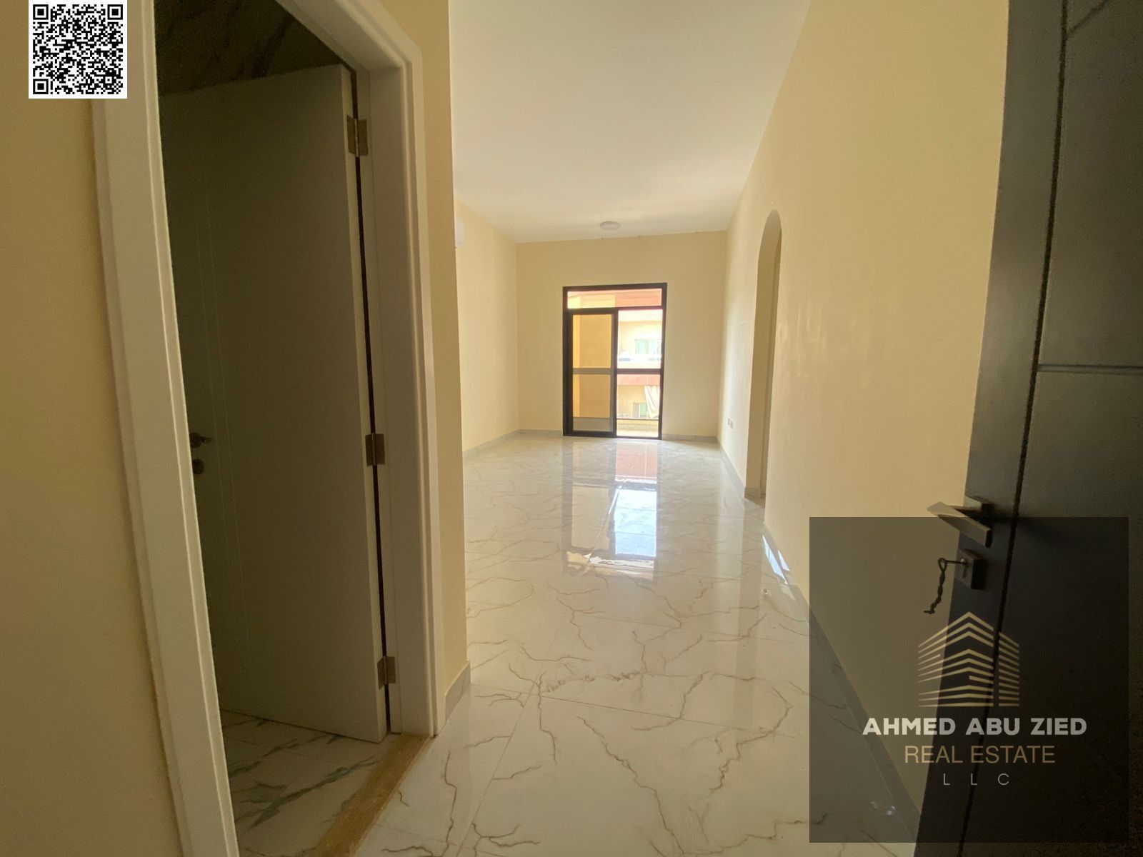 The most luxurious and stylish apartment for annual rent in Ajman, consisting of a master bedroom, a fully equipped kitchen, and a bathroom. The best