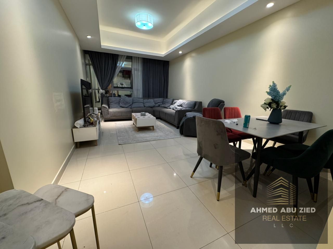 Furnished 1BHK for annual rent in Ajman Gulfa – luxury tower on Sheikh Khalifa Street with free gym, pool, and premium finishing