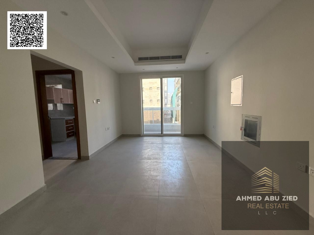 One bedroom and living room for annual rent in Al Hamdiya, Ajman | Master bedroom + balcony with open view | 2 bathrooms | Starting from AED 35,000