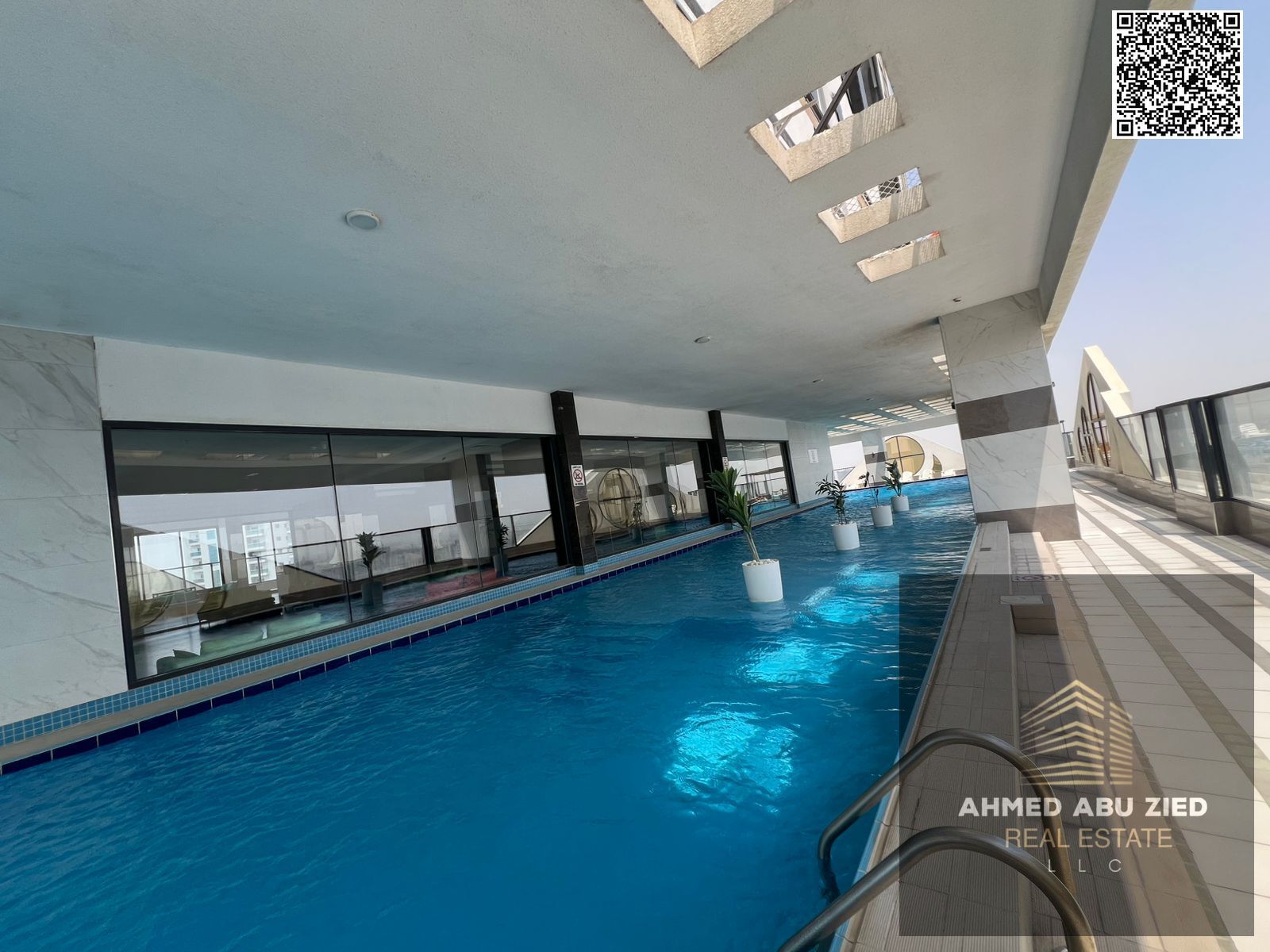 Two bedrooms and a living room for annual rent in Ajman, Al Rashidiya 1, with free parking, free gym and swimming pool | Free aqua park with 3 bathroo