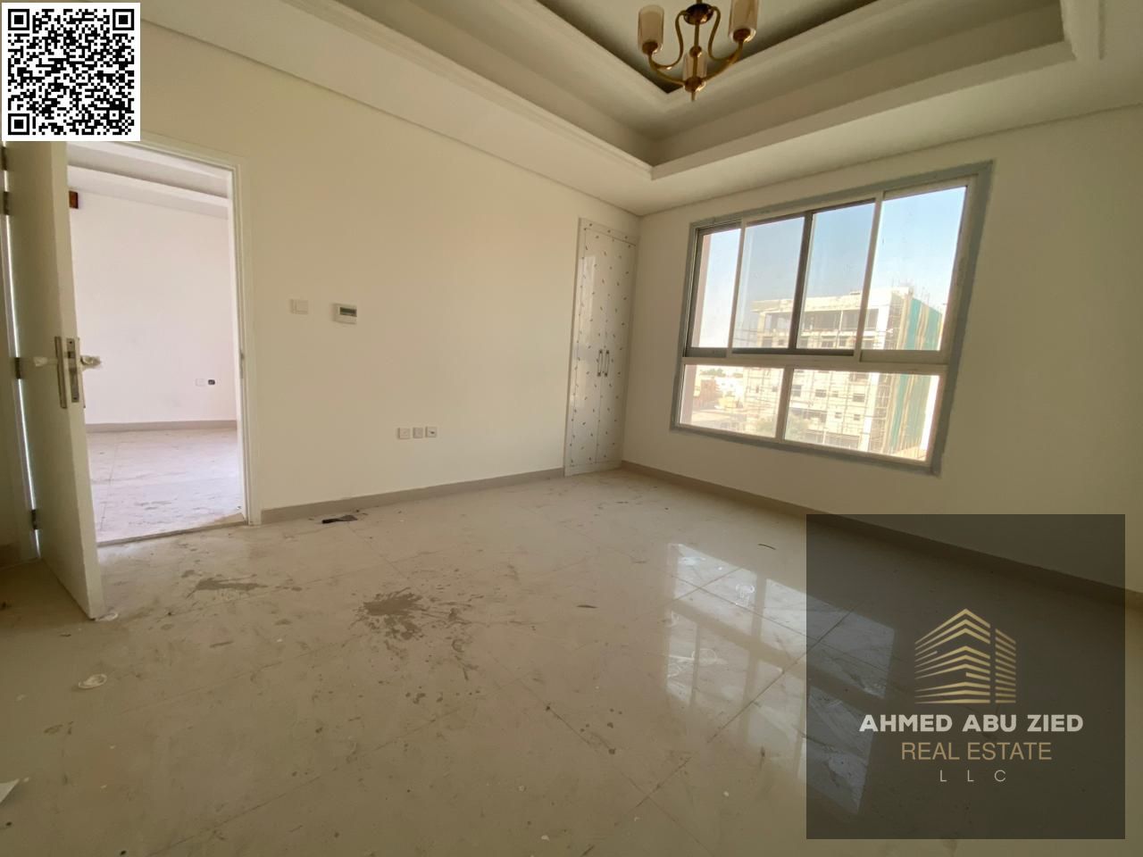Brand new apartment in Al Muwaihat 3, Ajman, next to Al Shuwaifat School. Two bedrooms (master), two bathrooms, balcony, central air conditioning, bui