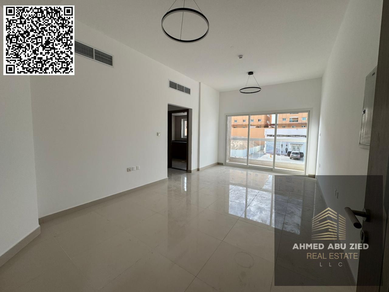 Master bedroom & living room, first occupant, balcony with main road view, 2 bathrooms, spacious layout, modern finishes, prime location.