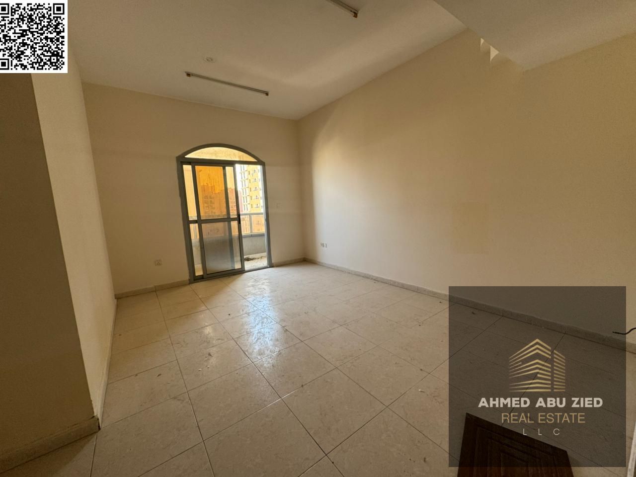 Luxurious and elegant two-bedroom apartment with a living room, kitchen, two spacious bathrooms, central air conditioning, balcony, and very high-end