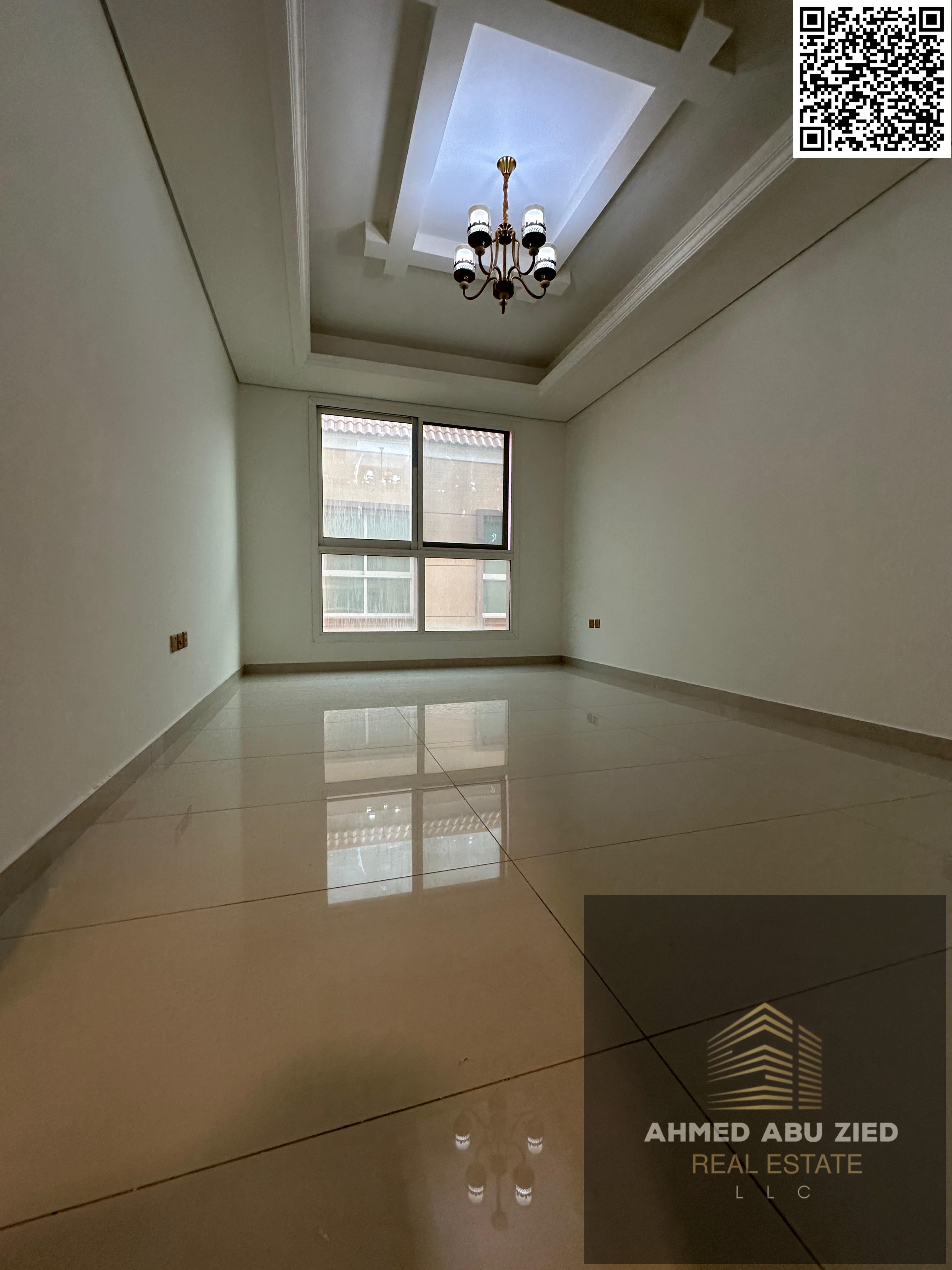 Luxurious and elegant two master bedrooms, a spacious kitchen, a balcony with an open view, two bathrooms, built-in wardrobes, a gym and swimming pool