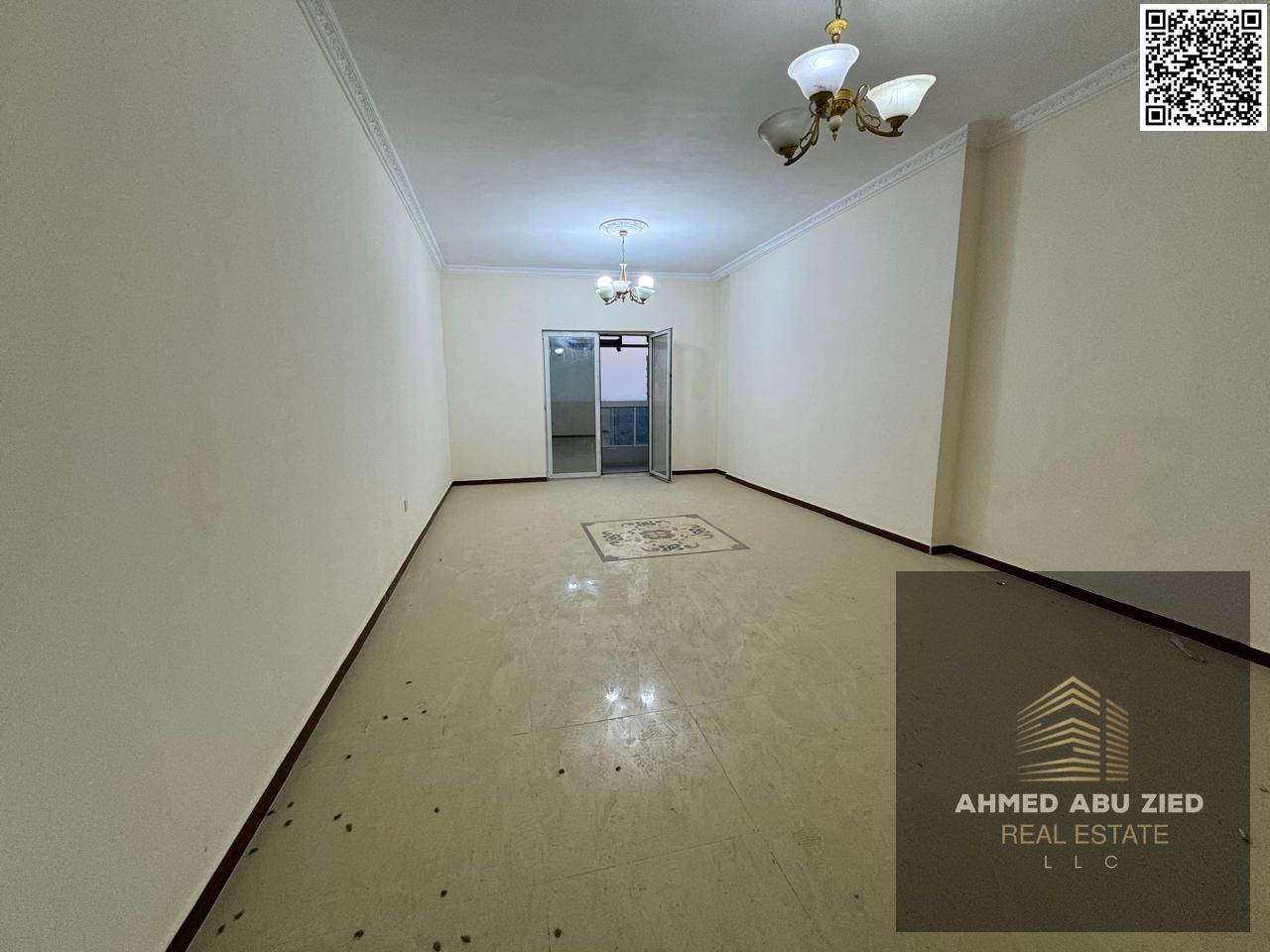 Two luxurious bedrooms, including a master bedroom, a large living room, a spacious kitchen, a balcony with an open view, central air conditioning, tw